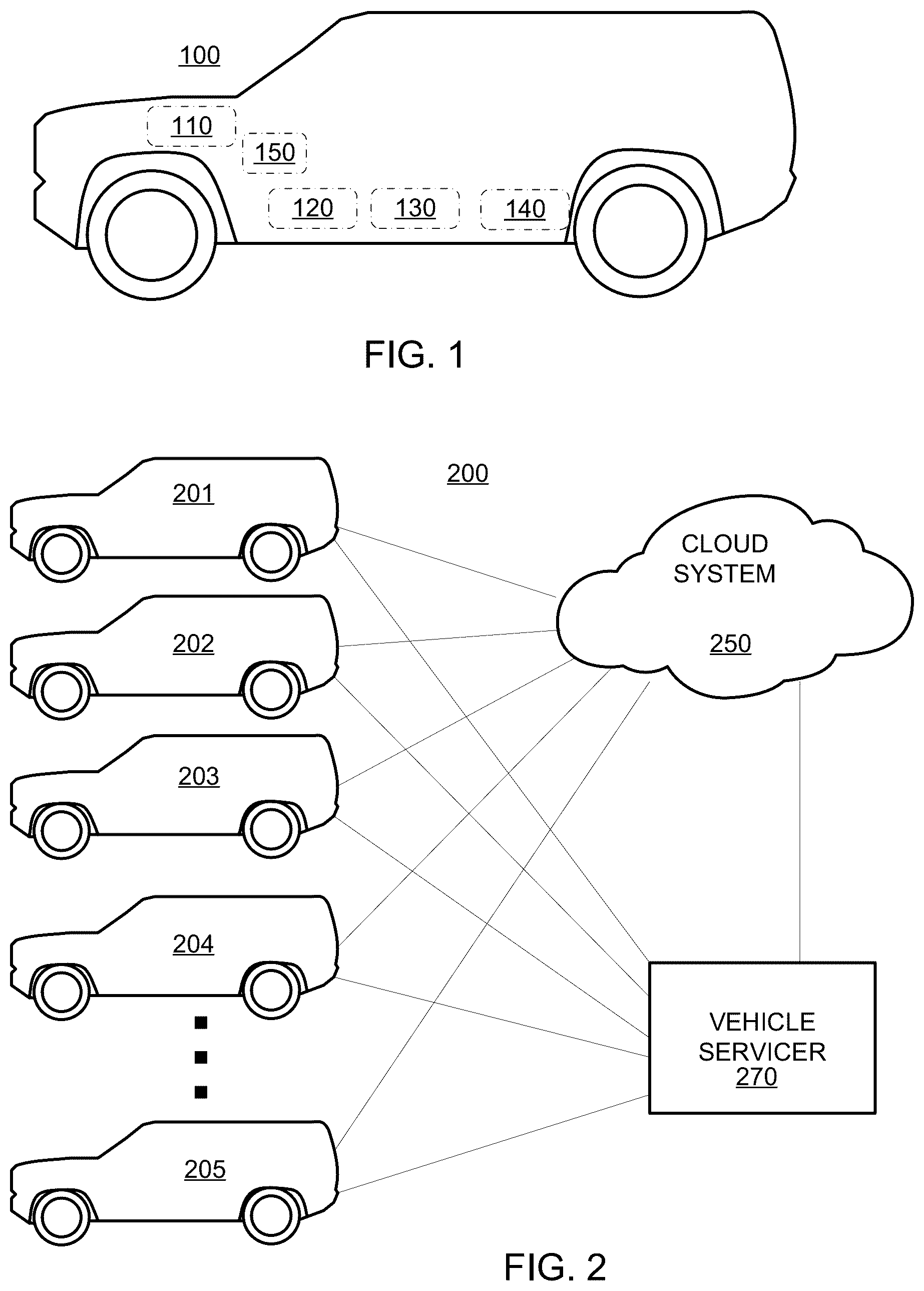 Patent US12614412 Figure 1 – Automated vehicle communications and servicing system