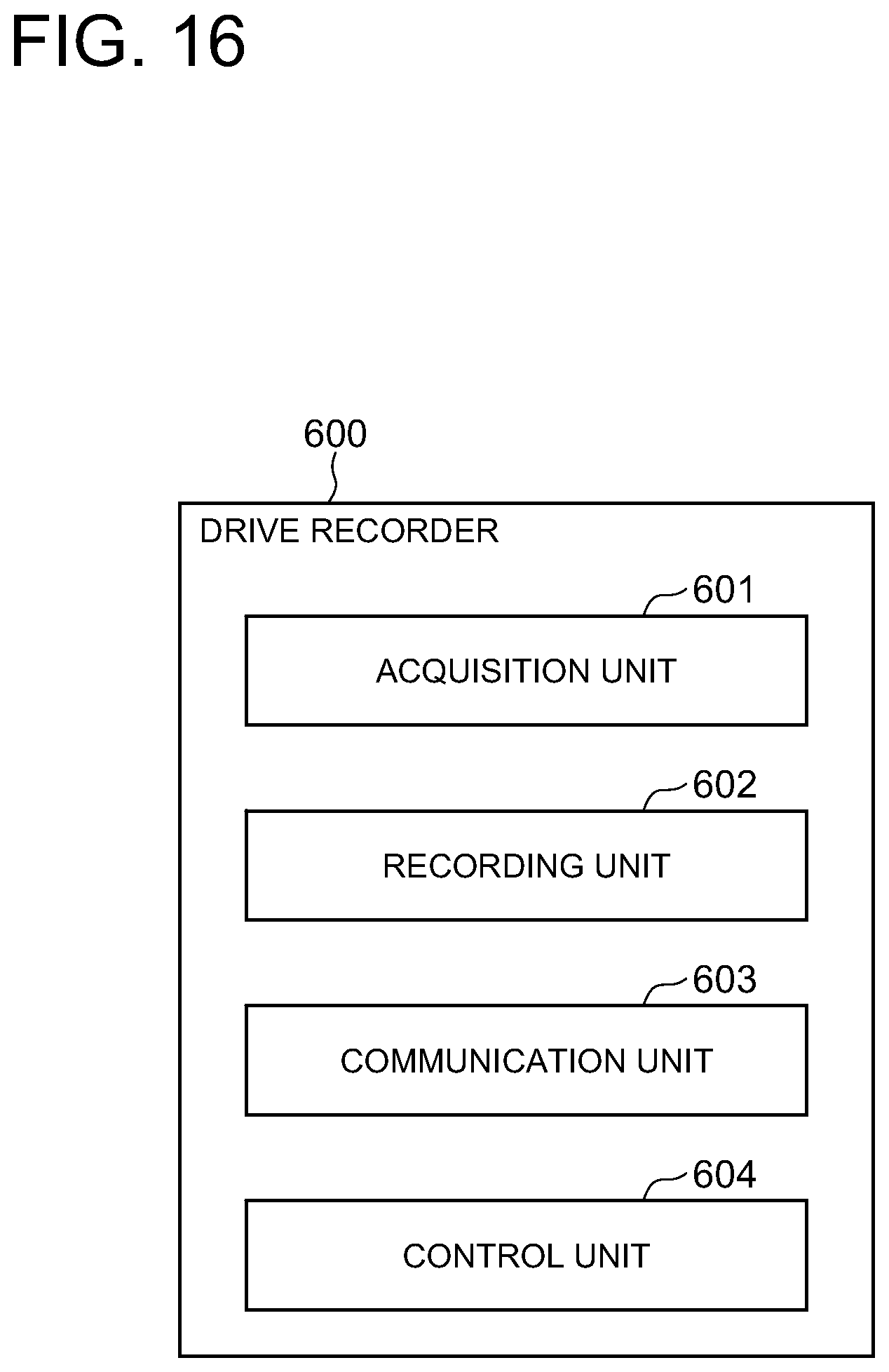 Patent US12614414 Figure 16 – Drive recorder, method of operating drive recorder, and recording medium storing instructions for operating same