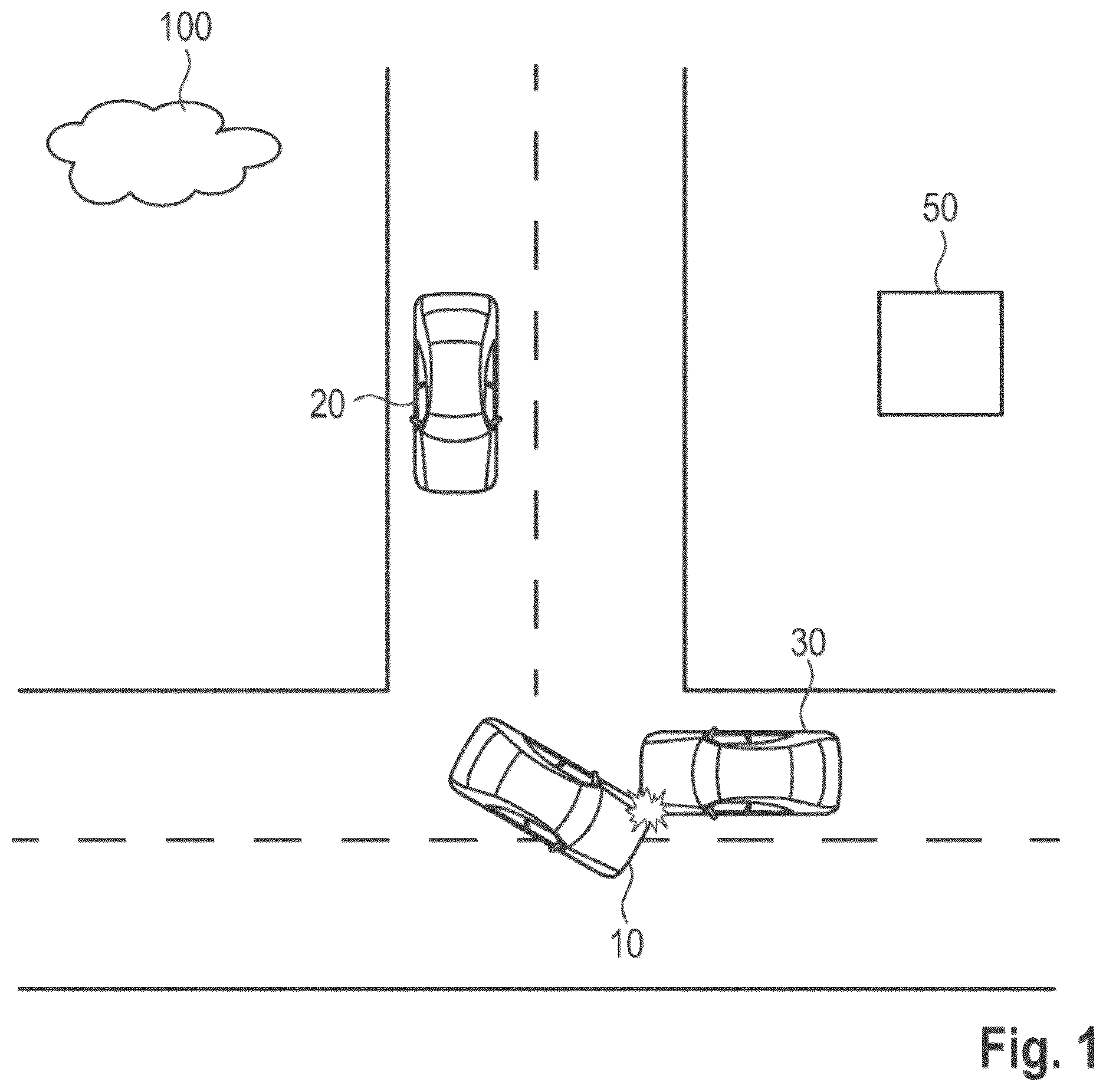 Patent US12614415 Figure 1 – Method for storing and evaluating status information recorded within a V2X network