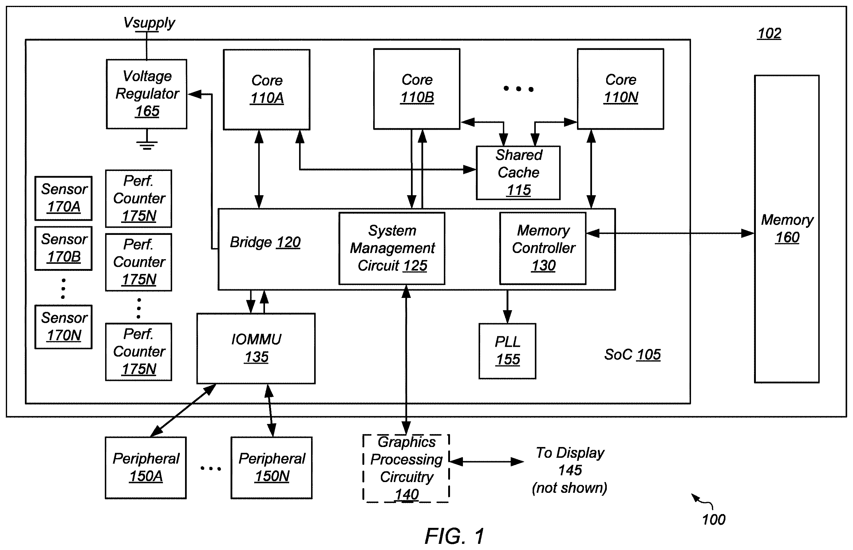 Patent US12614420 — Power management based on frame slicing — Figure 1