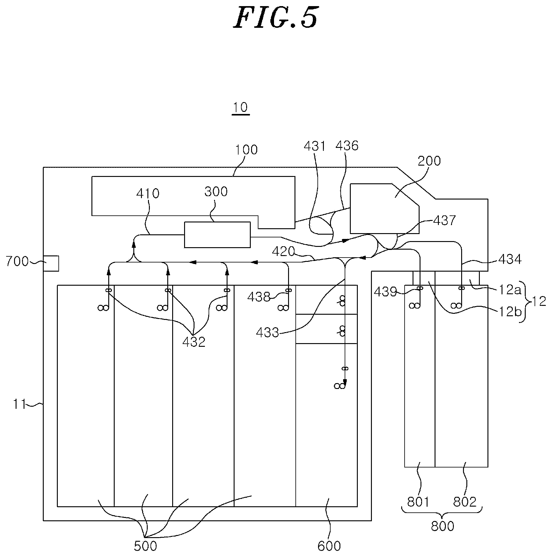 Patent US12614424 Figure 5 – Medium storage device and method of controlling the medium storage device