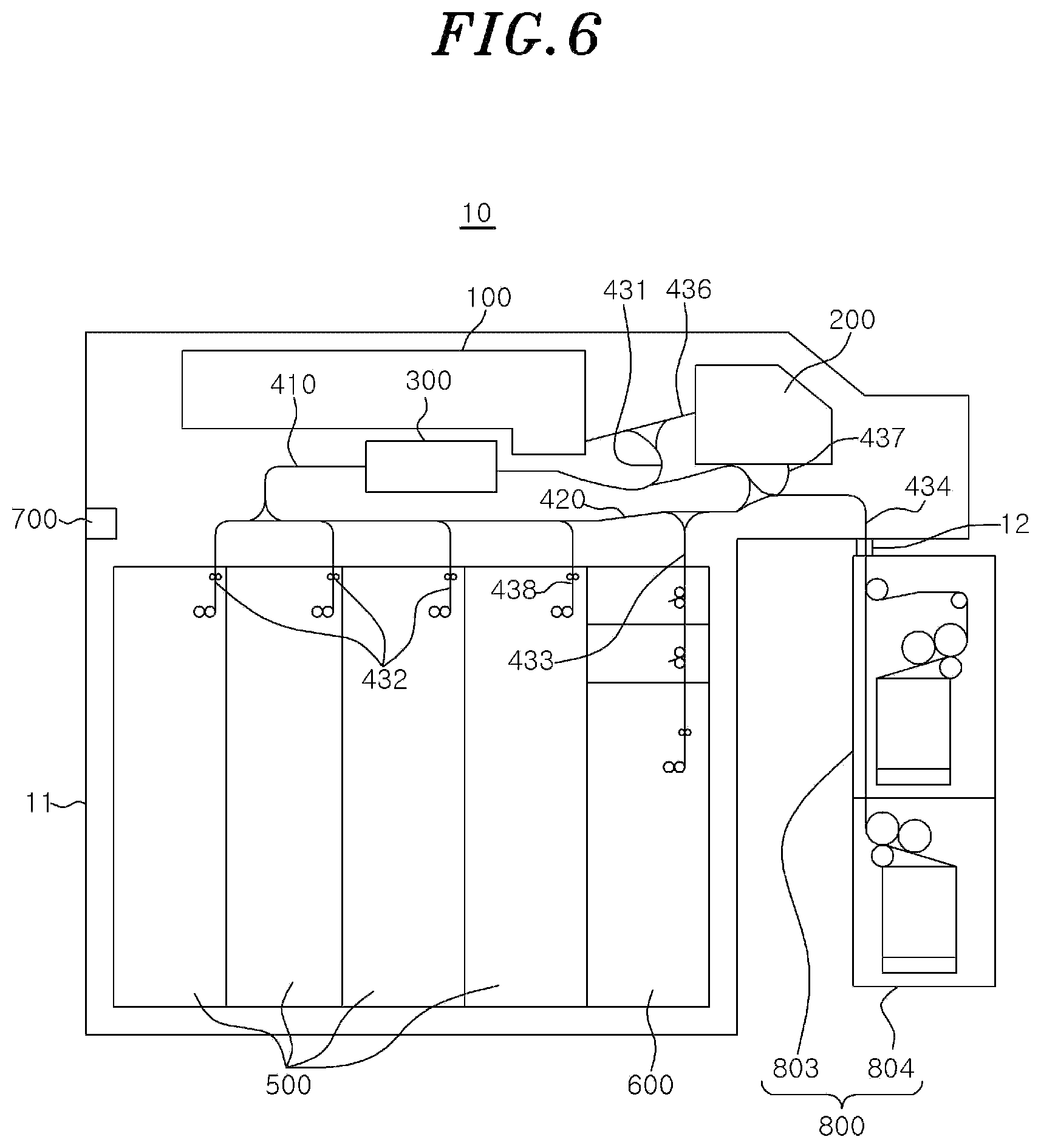 Patent US12614424 Figure 6 – Medium storage device and method of controlling the medium storage device