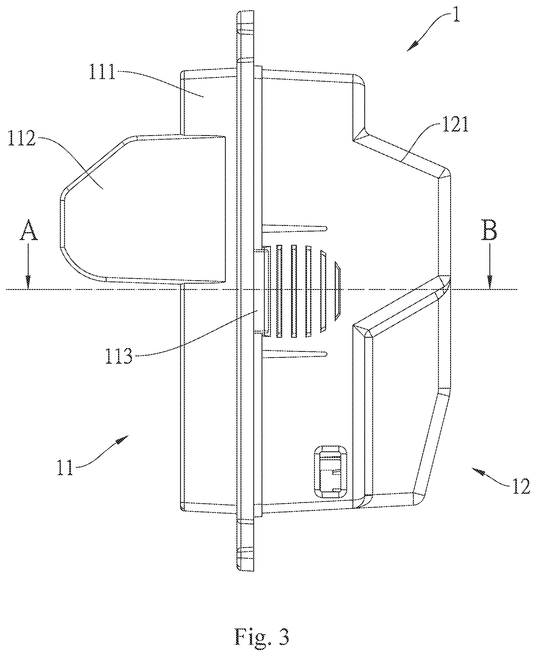 Patent US12614425 Figure 3 – Banknote validation device having rapid replacement panel