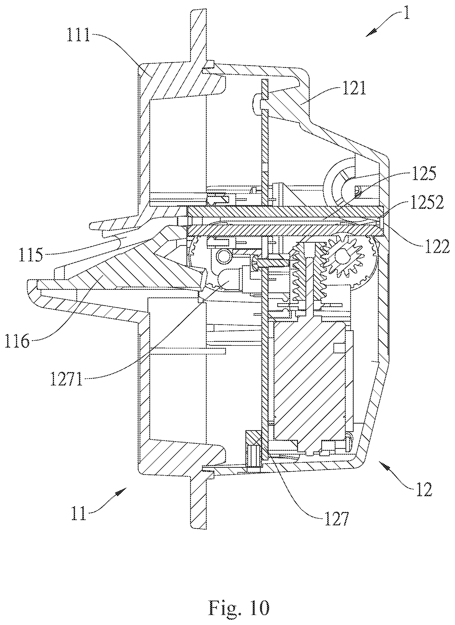 Patent US12614425 Figure 10 – Banknote validation device having rapid replacement panel