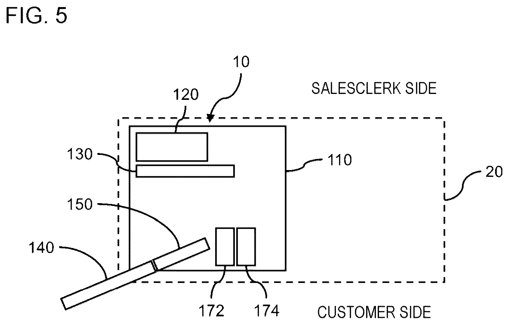 Patent US12614432 Figure 5 – Terminal apparatus having dual displays