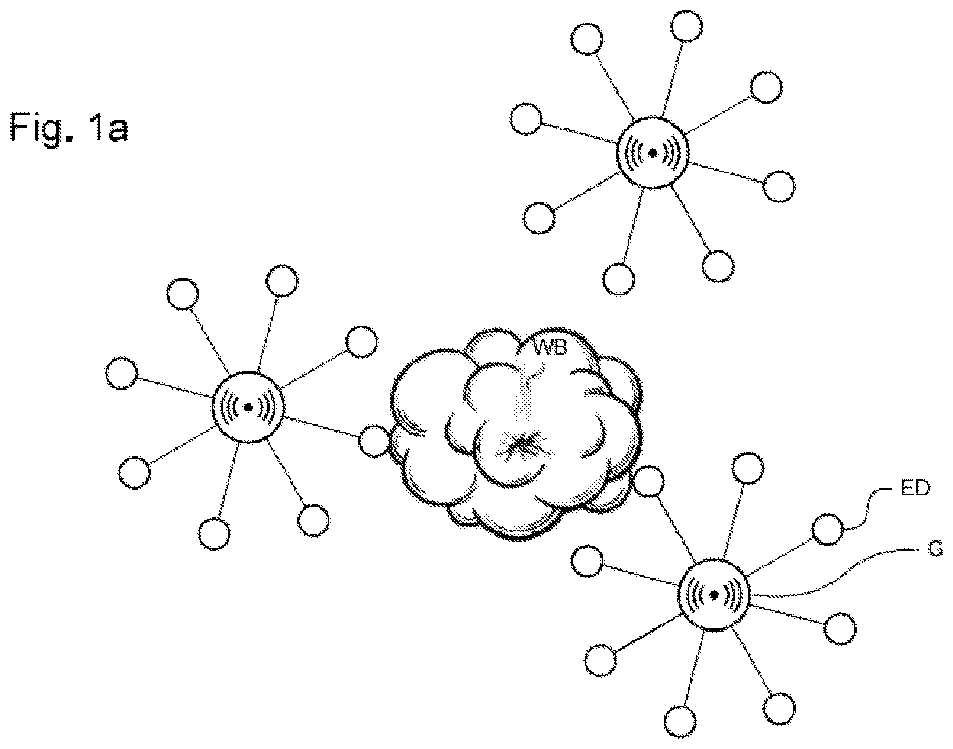 Patent US12614436 — LoRaWAN mesh gateway network and method for locating a forest fire — Figure 1