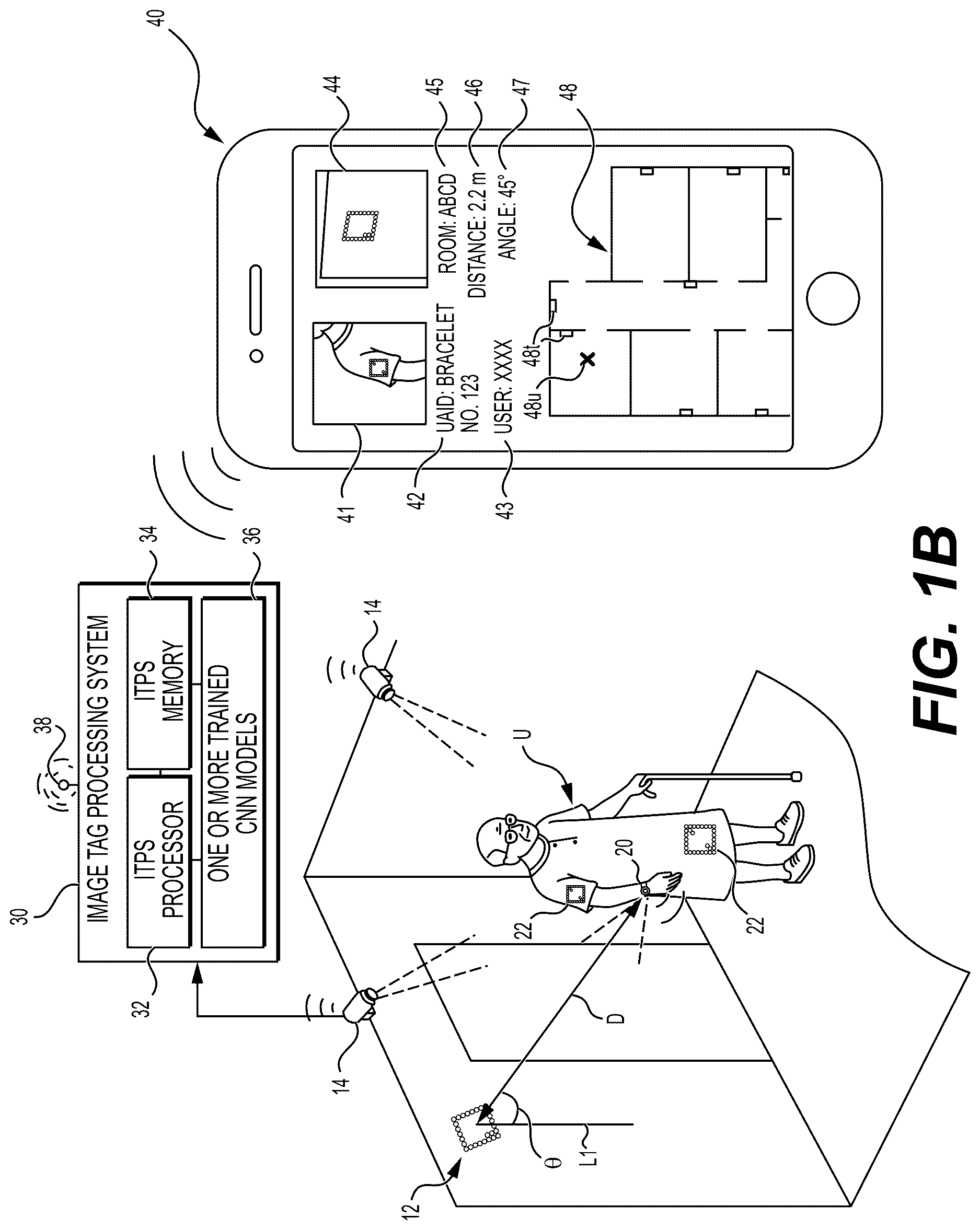 Patent US12614441 Figure 2 – System and method for indoor tag localization and identification
