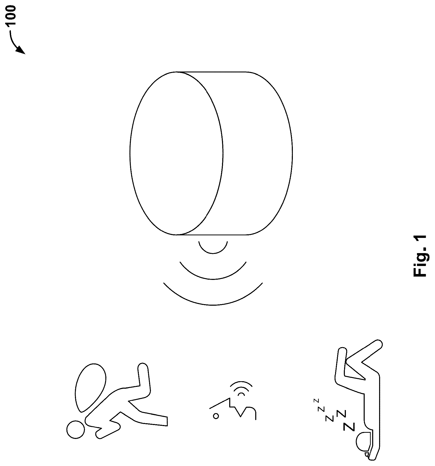 Patent US12614442 Figure 1 – Apparatus, system, and method for motion sensing