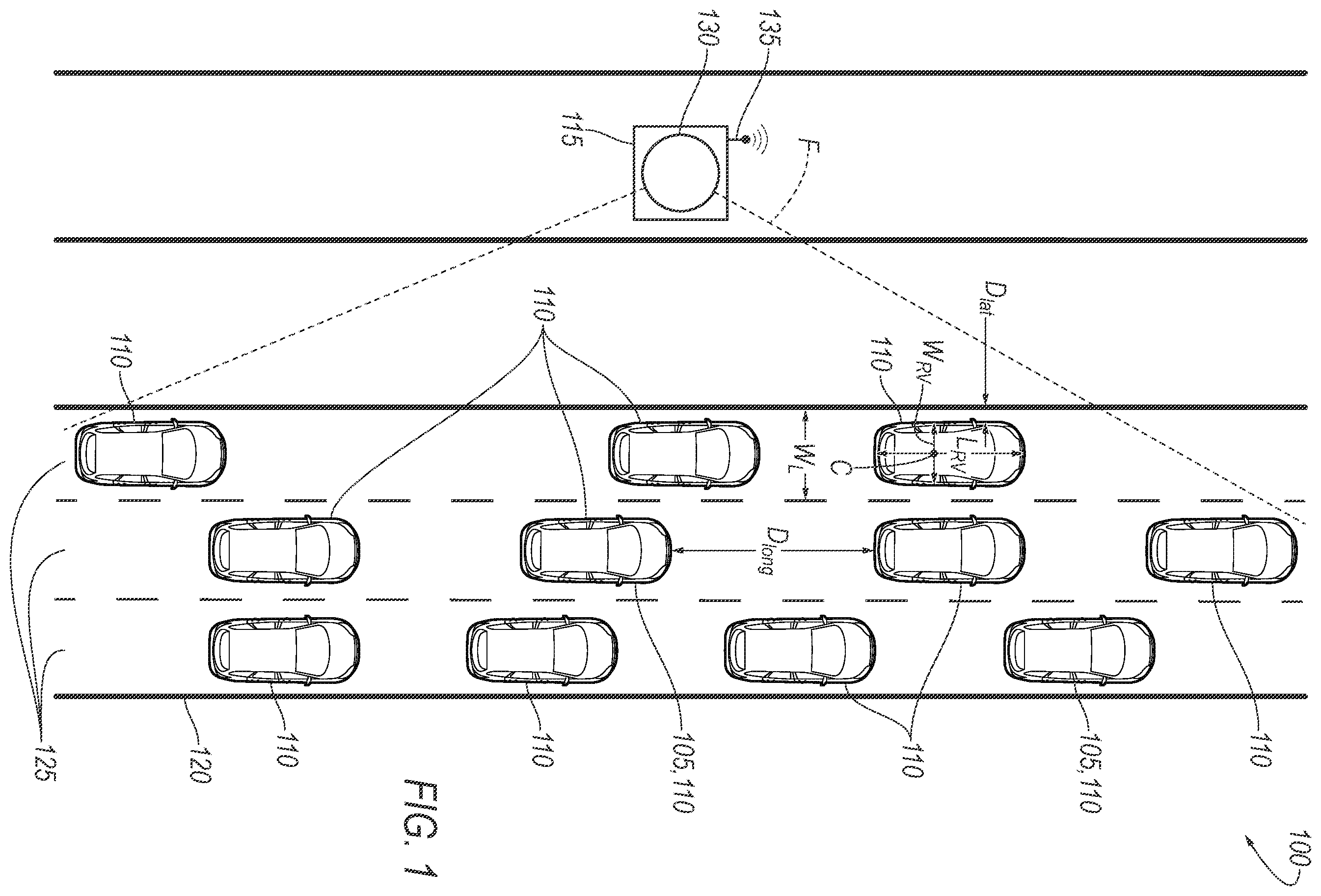 Patent US12614452 Figure 1 – Connected vehicle control