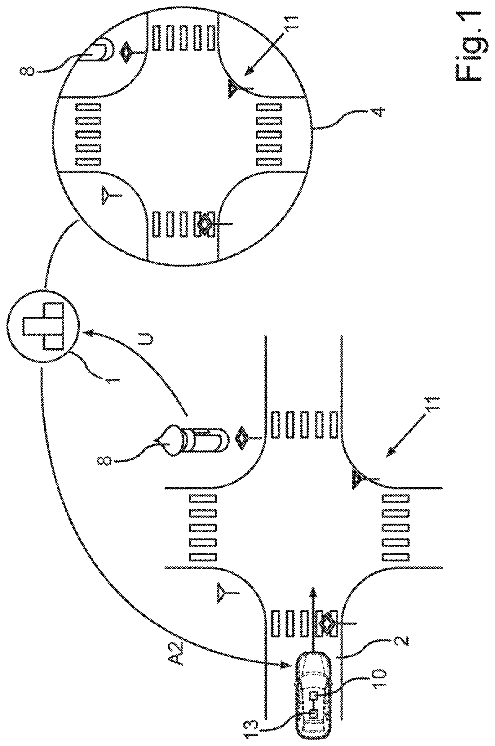 Patent US12614455 Figure 1 – Method for coordinating road users via a server device, and server device and a control circuit for carrying out the method