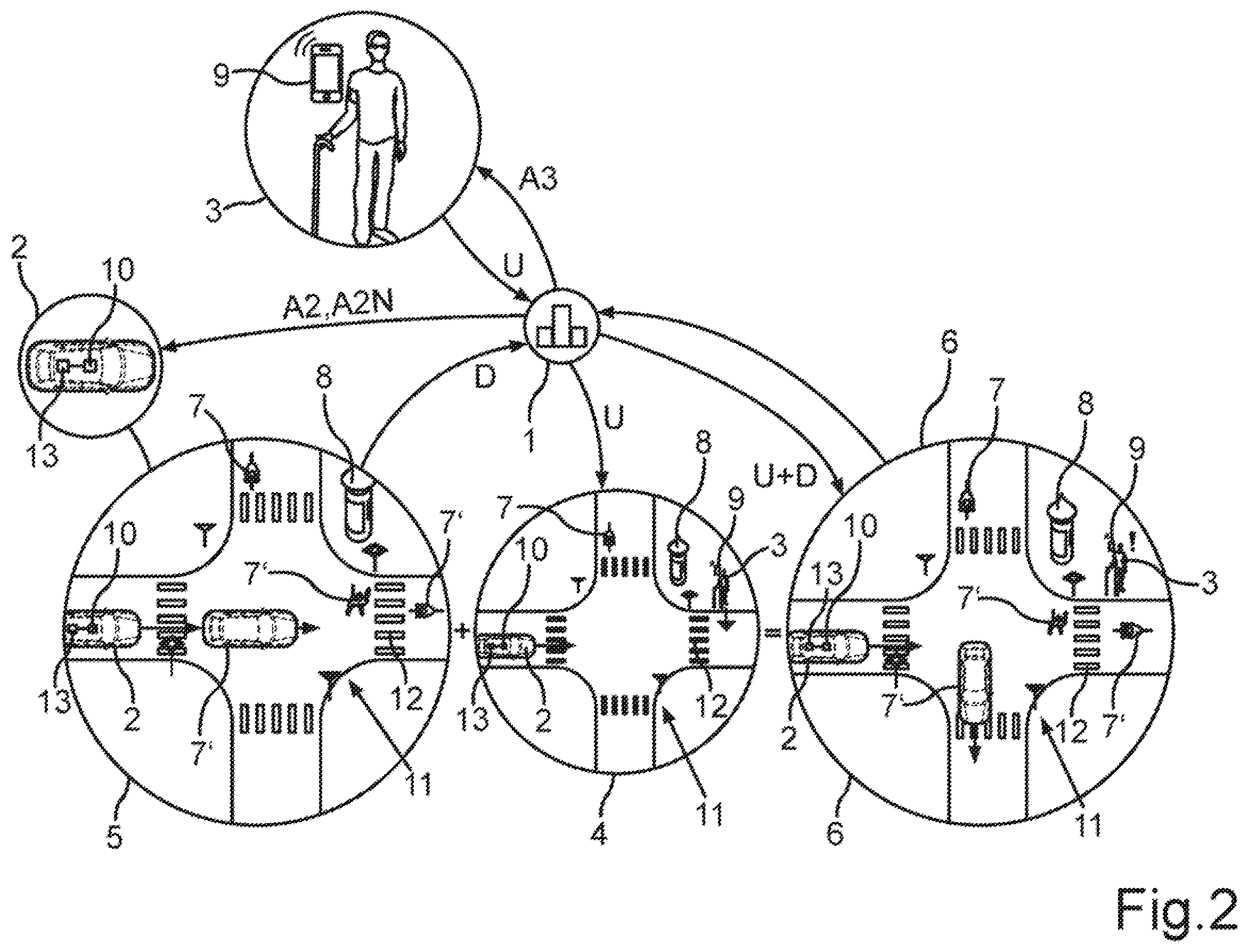 Patent US12614455 Figure 2 – Method for coordinating road users via a server device, and server device and a control circuit for carrying out the method