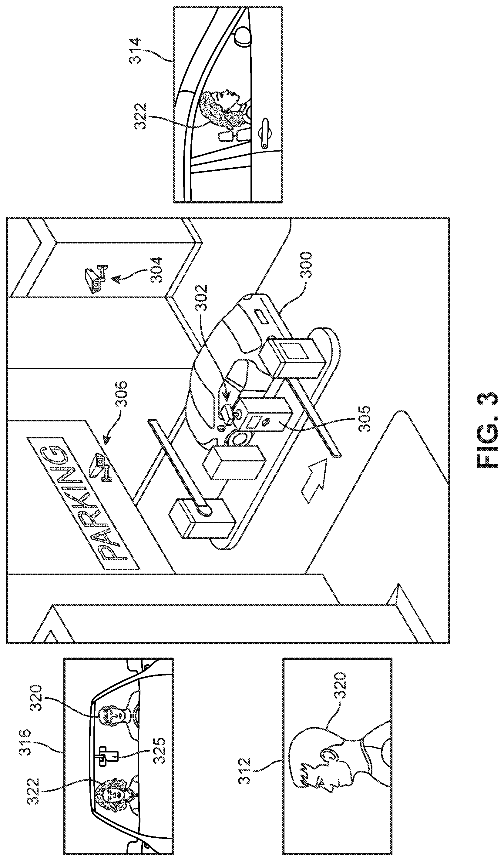 Patent US12614457 Figure 3 – Artificial intelligence optimized parking system