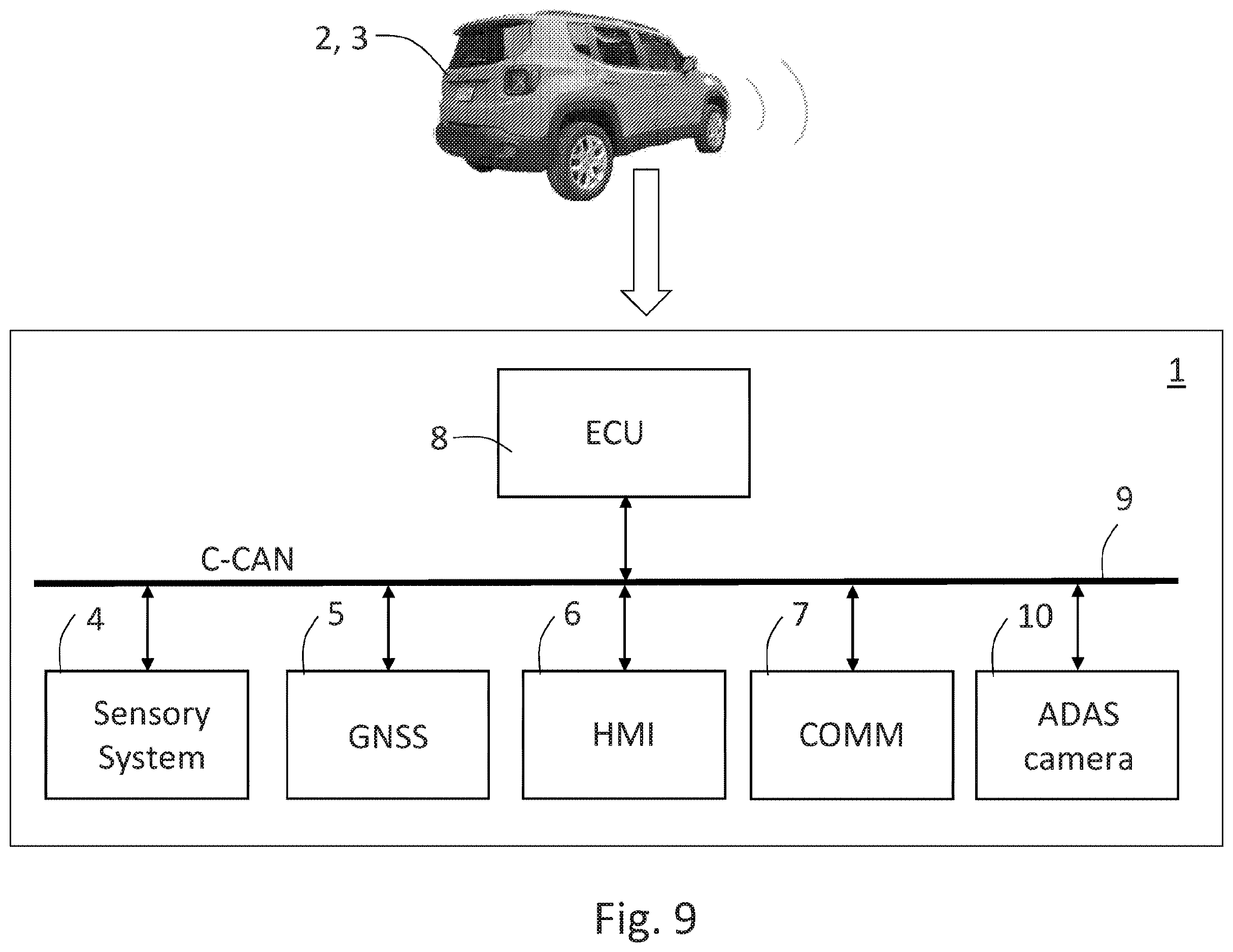 Patent US12614462 Figure 8 – Automotive cooperative map-free lane-level relative localization based on inter-vehicular communication
