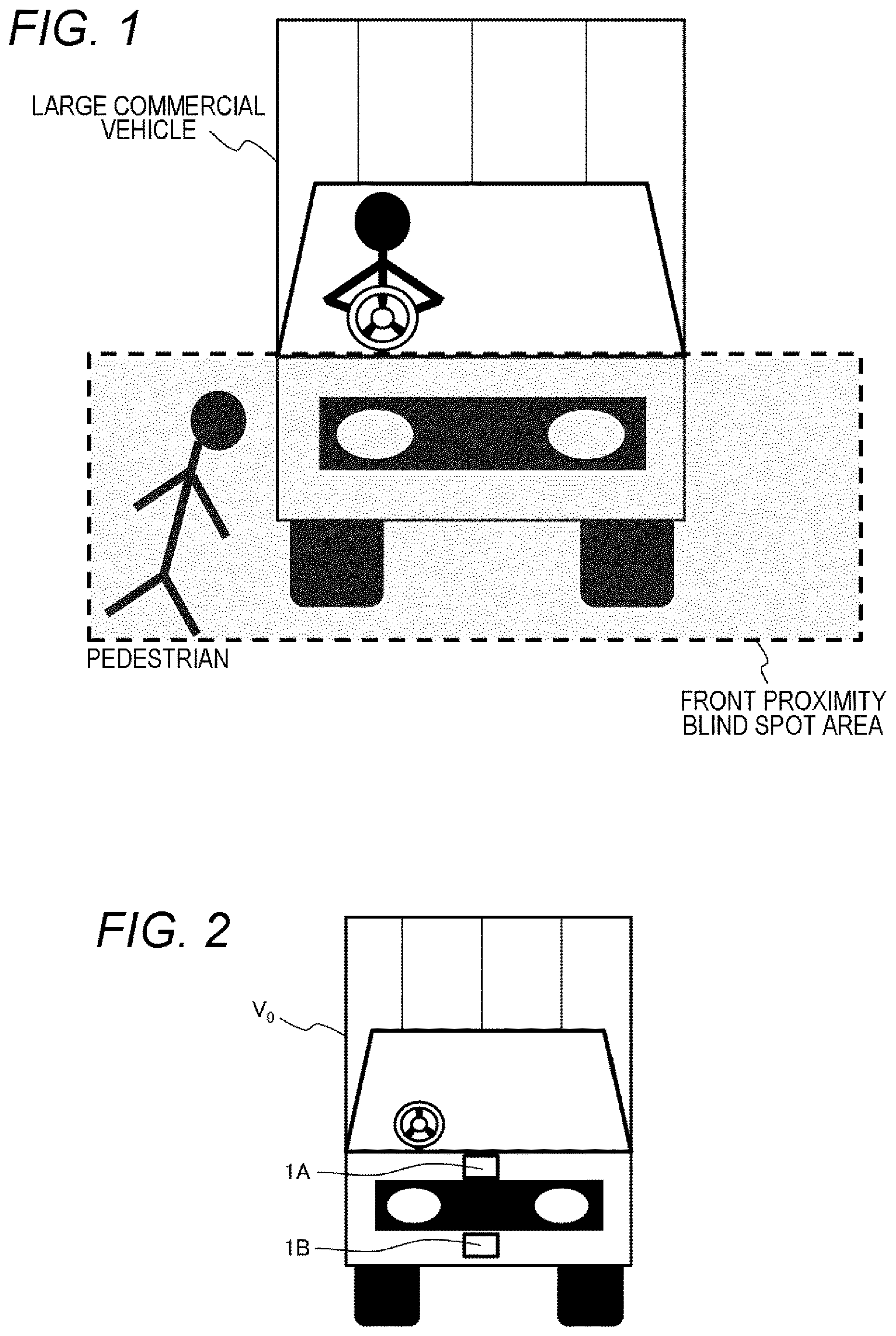 Patent US12614463 Figure 1 – Host vehicle blind spot monitoring system and host vehicle blind spot monitoring method
