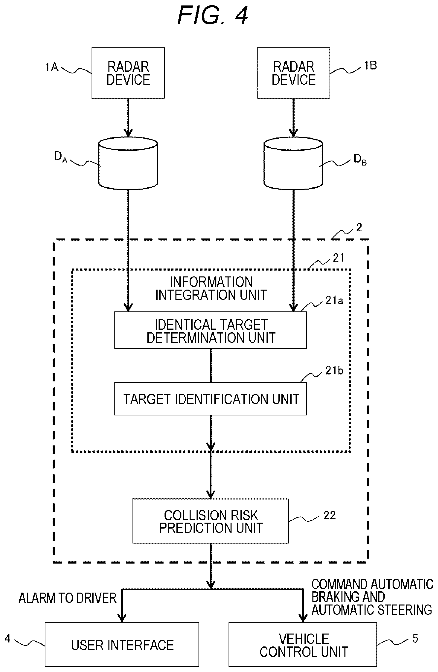 Patent US12614463 Figure 3 – Host vehicle blind spot monitoring system and host vehicle blind spot monitoring method