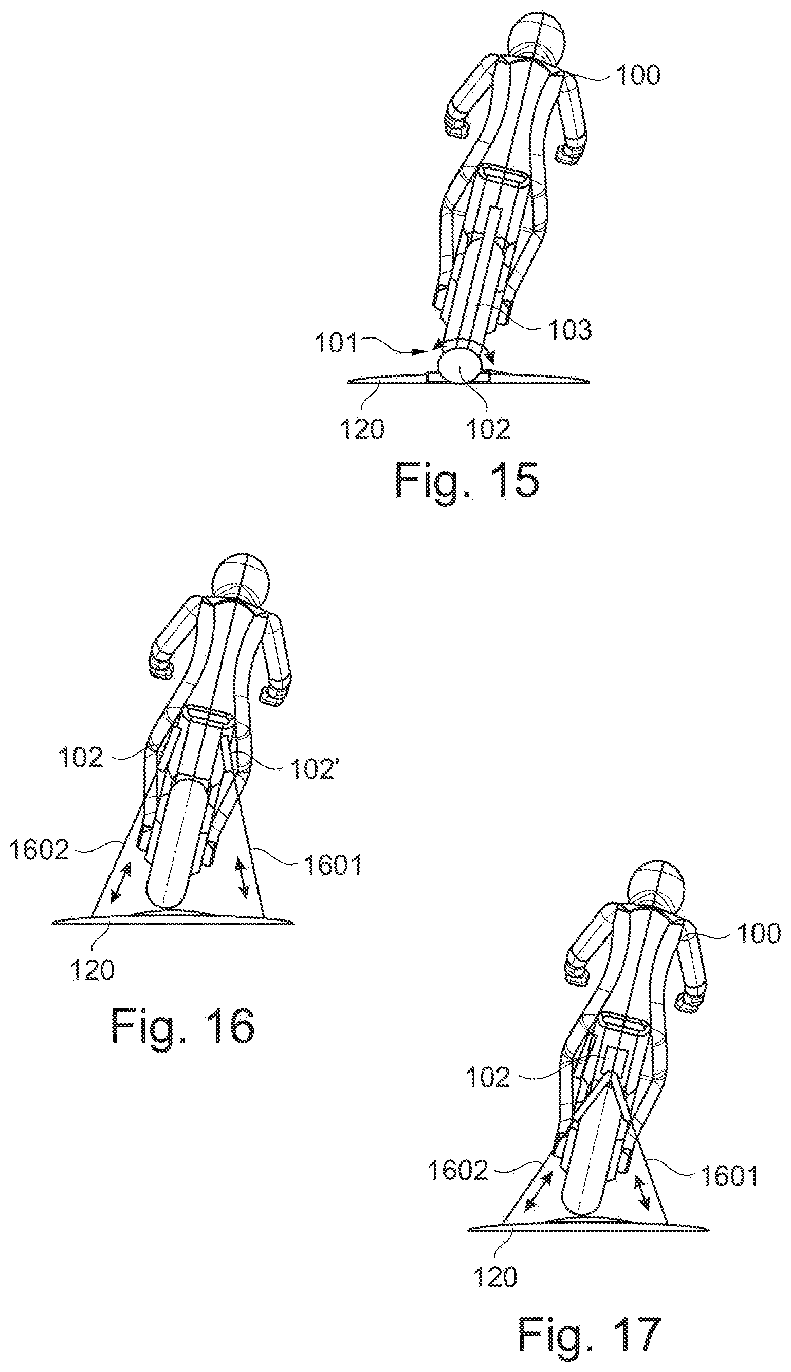 Patent US12614473 Figure 4 – Inclination mechanism for single-track dummy vehicle