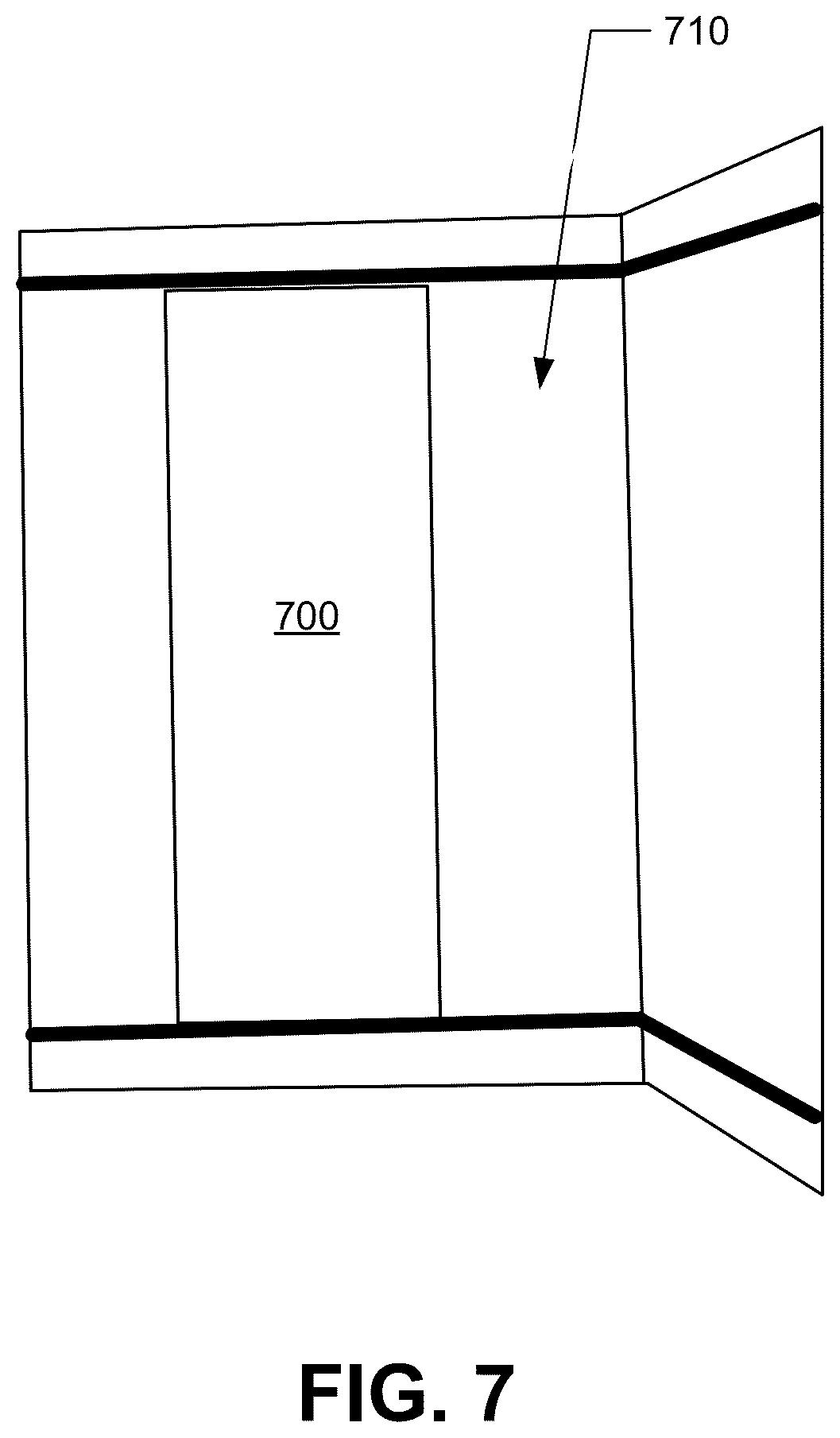 Patent US12614476 Figure 6 – Support beams for channel letter covers
