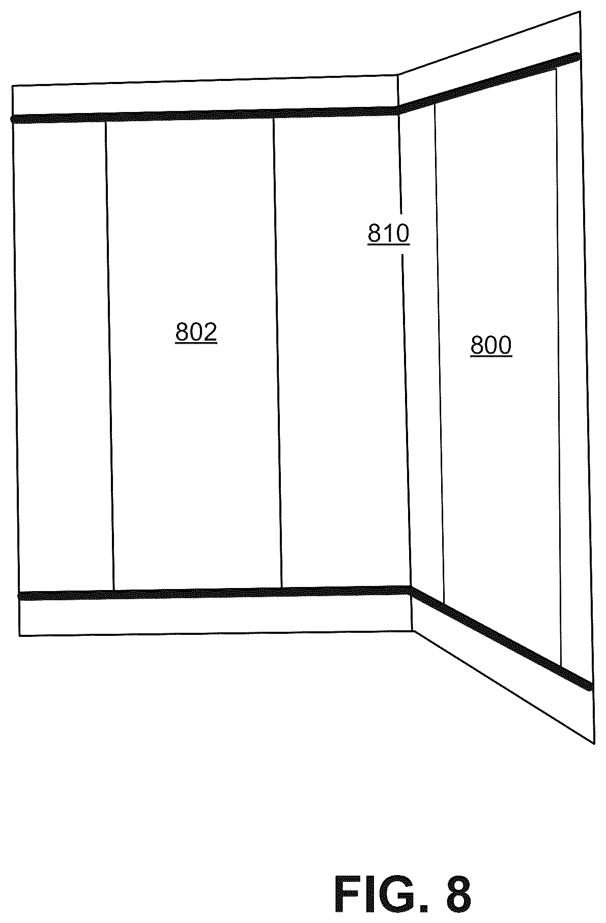 Patent US12614476 Figure 7 – Support beams for channel letter covers