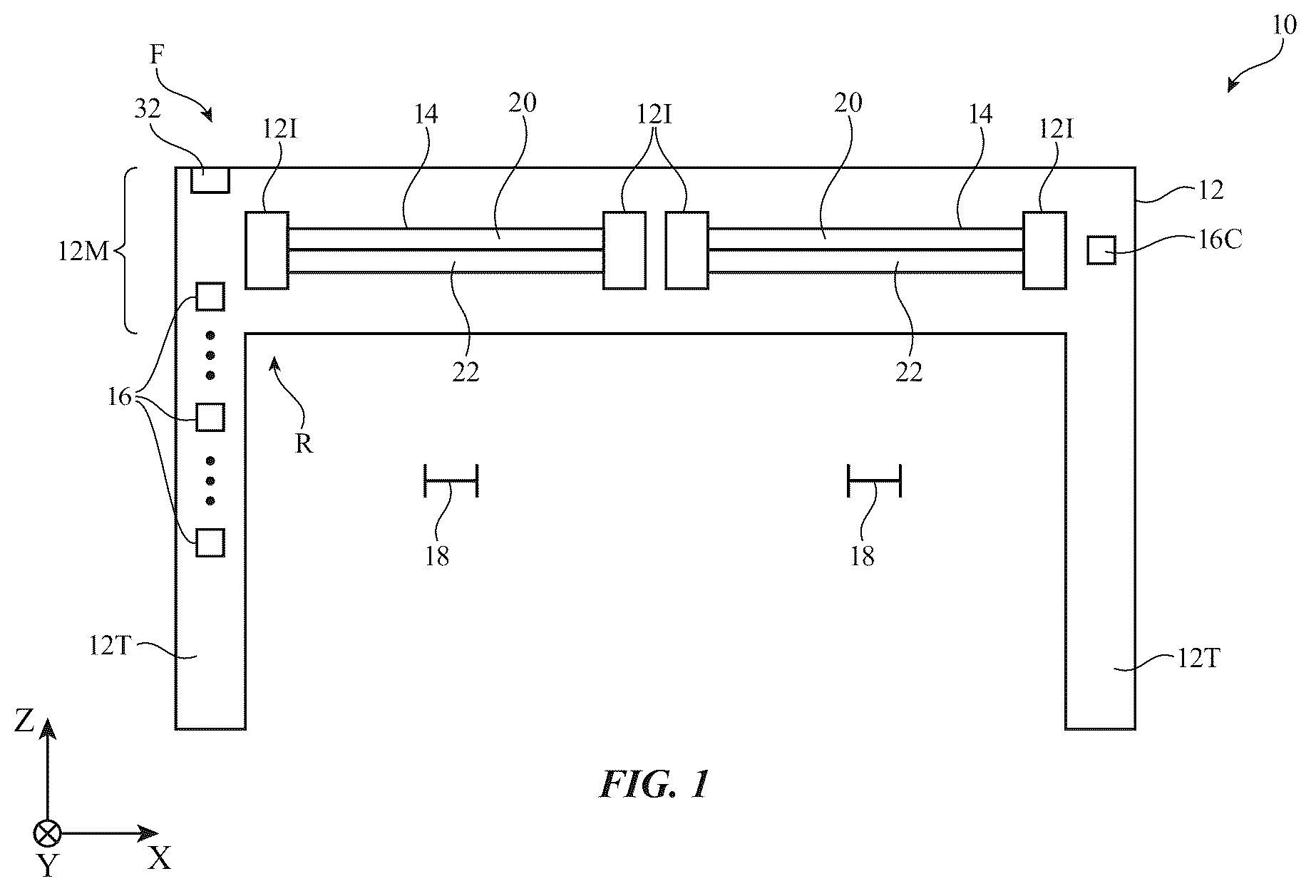 Patent US12614479 Figure 1 – Electronic devices with ambient-adaptive displays