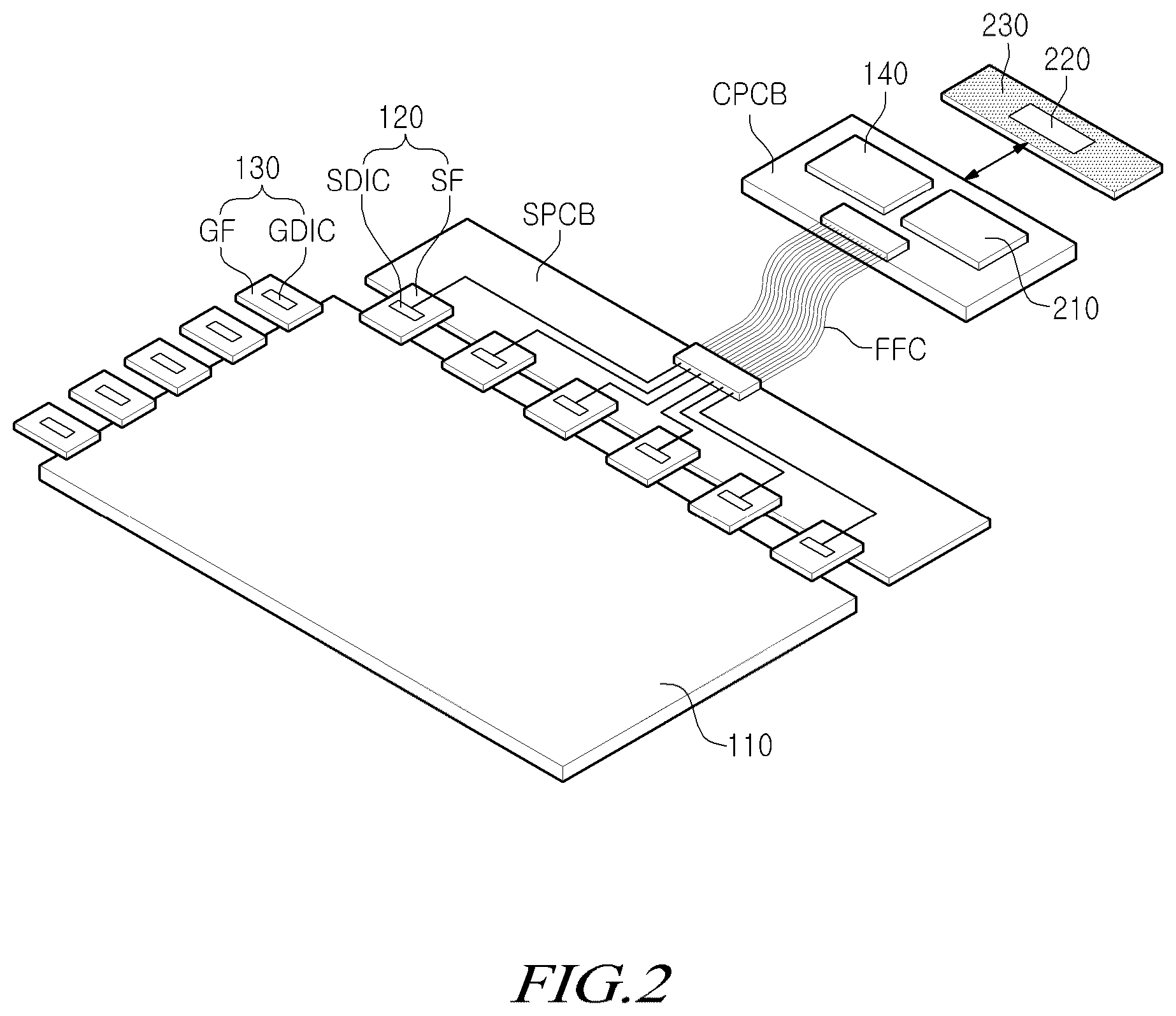 Patent US12614485 Figure 2 – Lighting inspection circuit and display device including the same