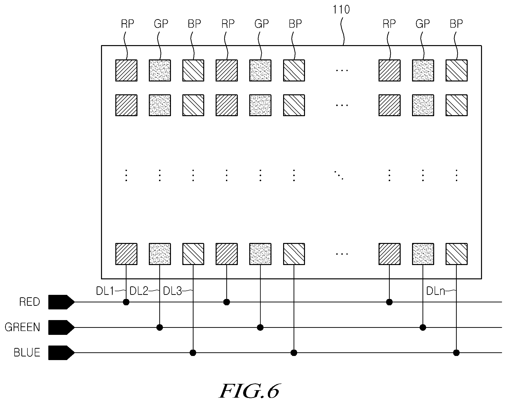 Patent US12614485 Figure 6 – Lighting inspection circuit and display device including the same