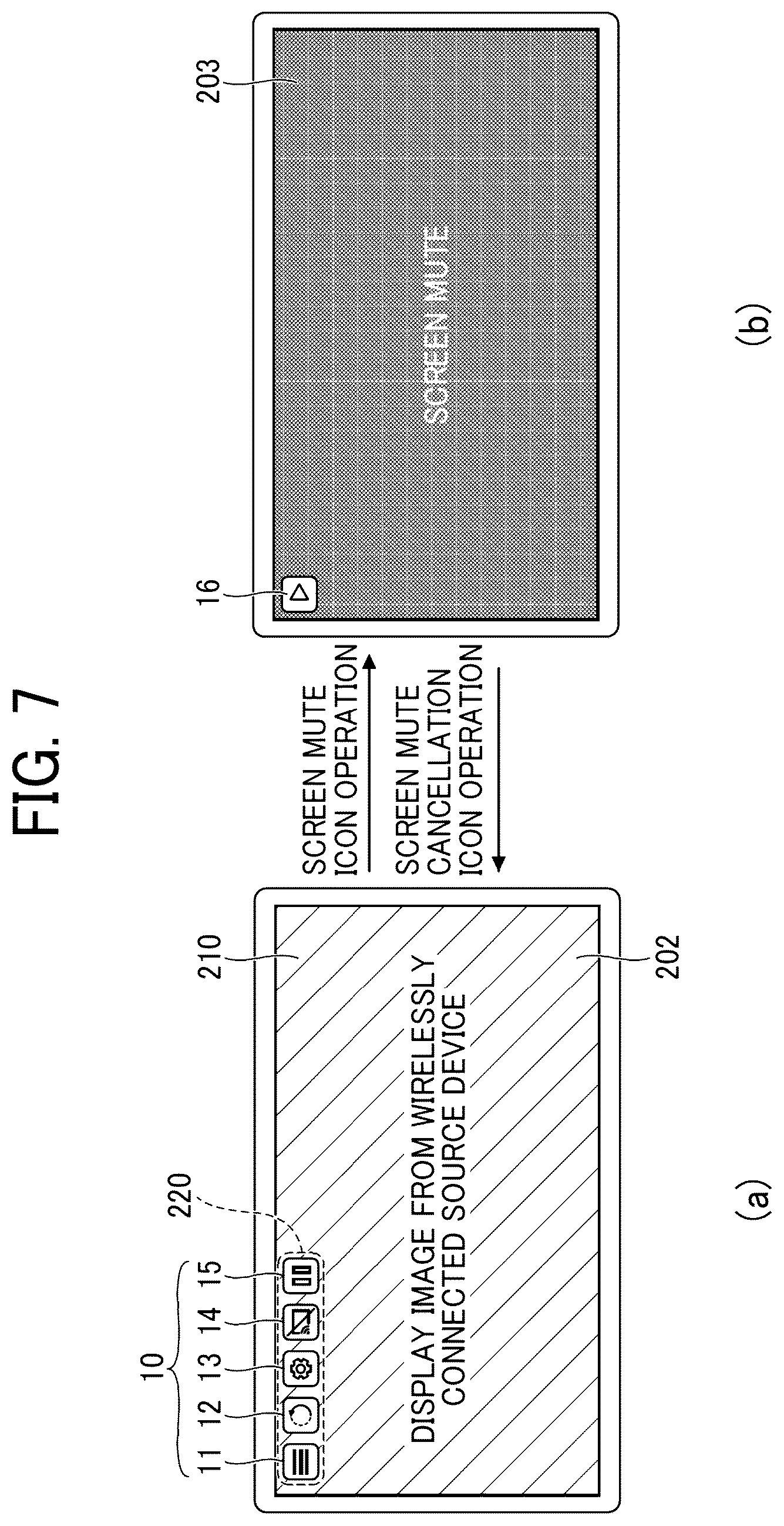 Patent US12614489 Figure 7 – Display device, display control method, non-transitory recording medium, and display system