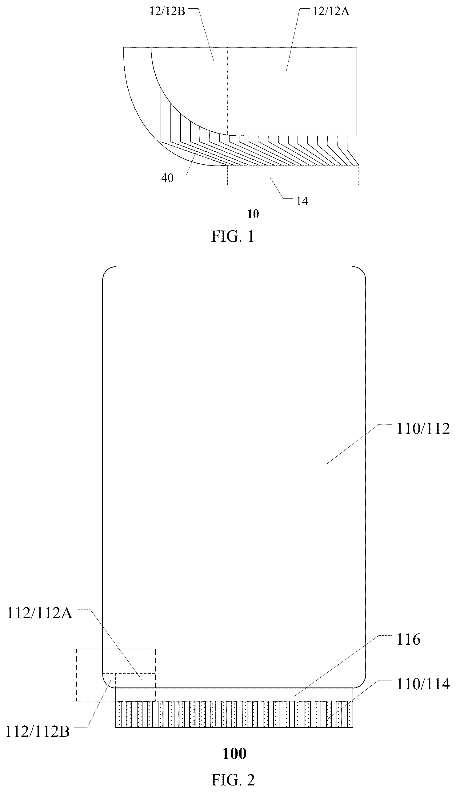 Patent US12614490 Figure 1 – Array substrate and display device