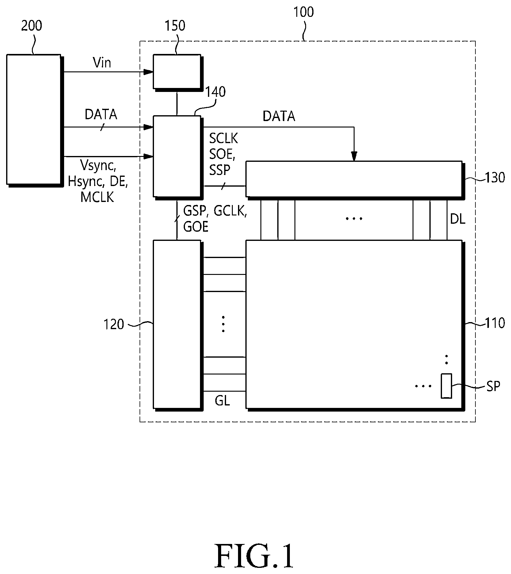 Patent US12614497 Figure 1 – Display device and operating method thereof