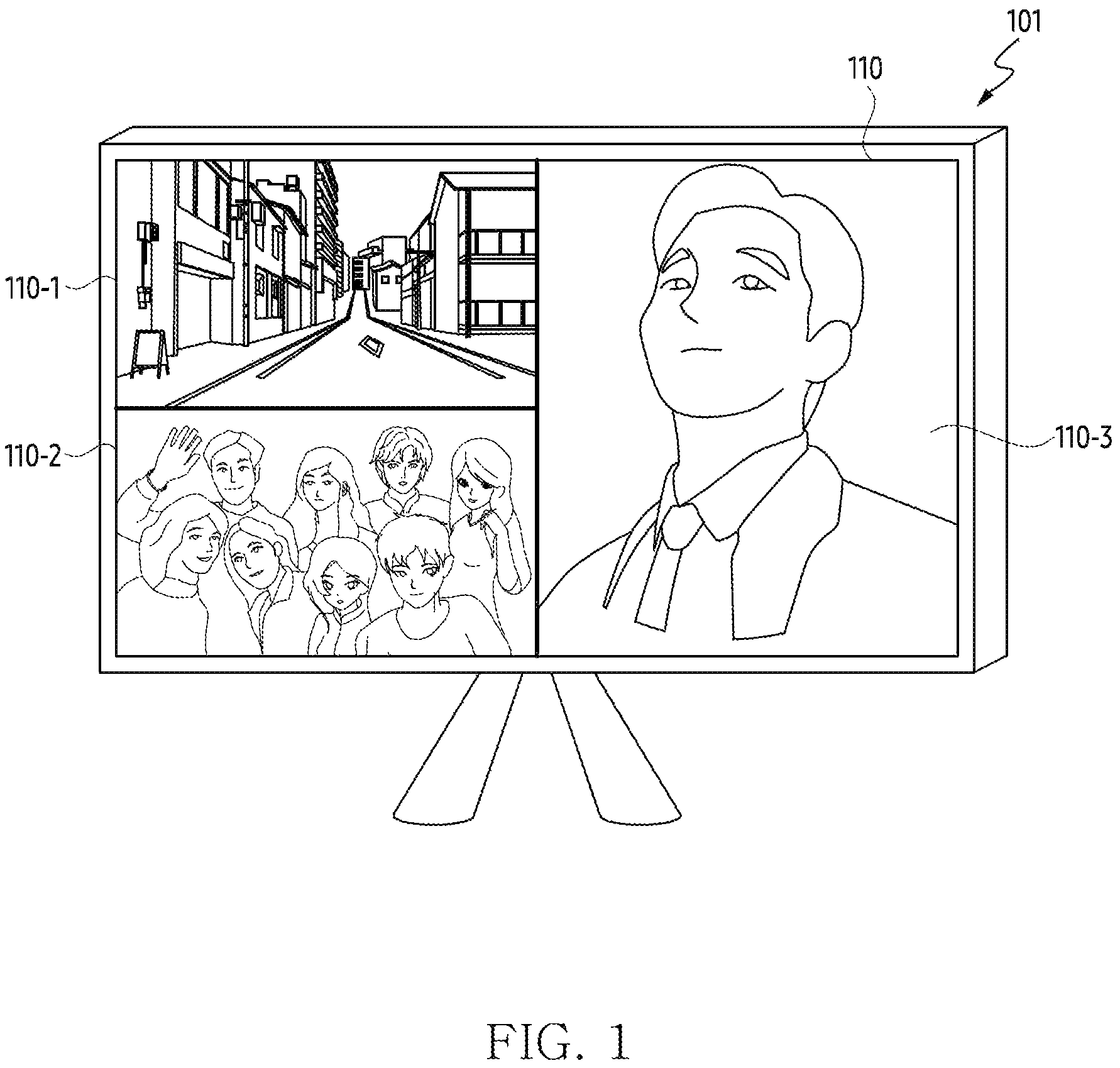 Patent US12614499 Figure 1 – Electronic device and method for configuring screen on basis of acquired information