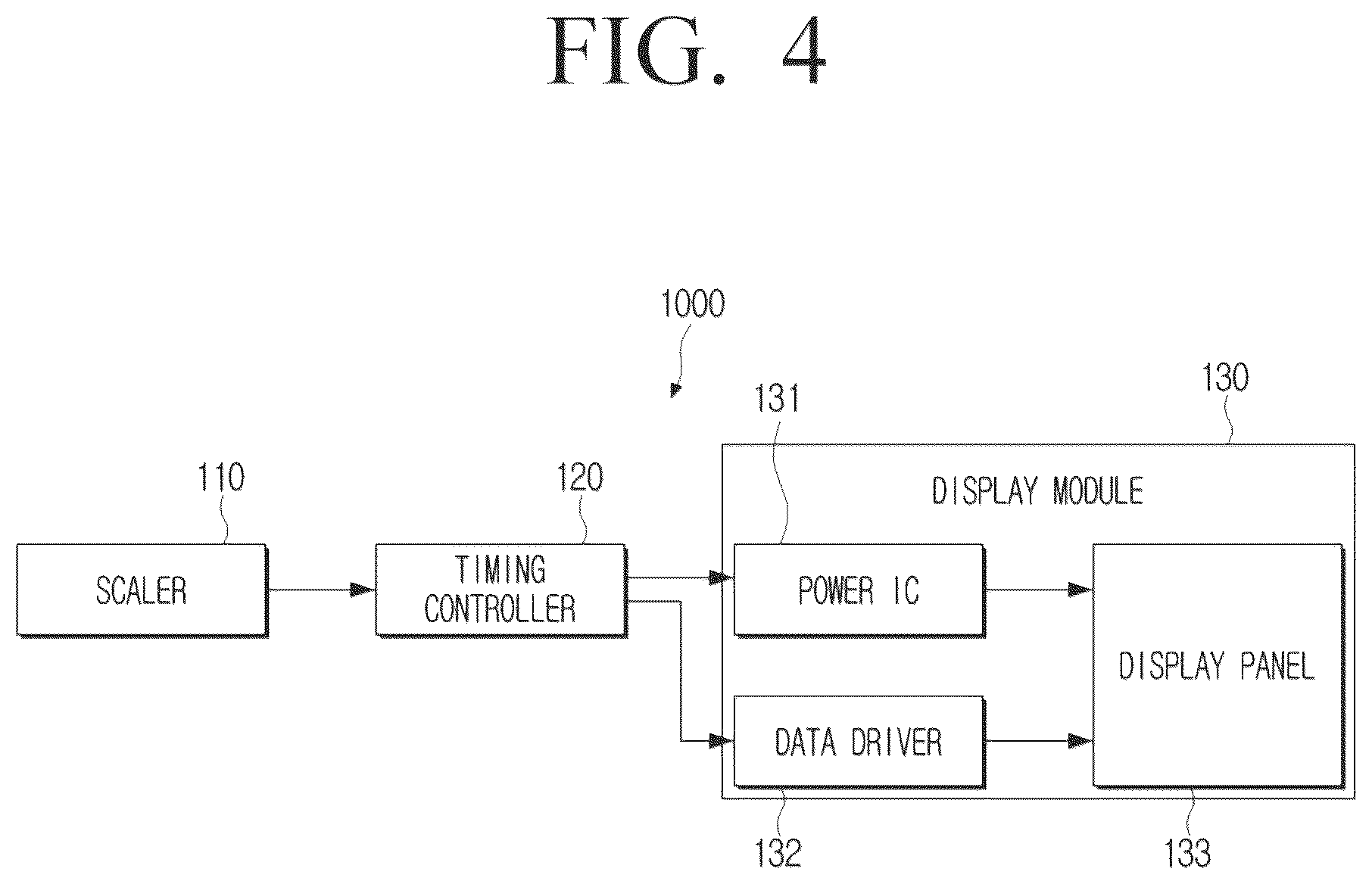 Patent US12614503 Figure 6 – Display device using image data from a scaler and method for controlling same