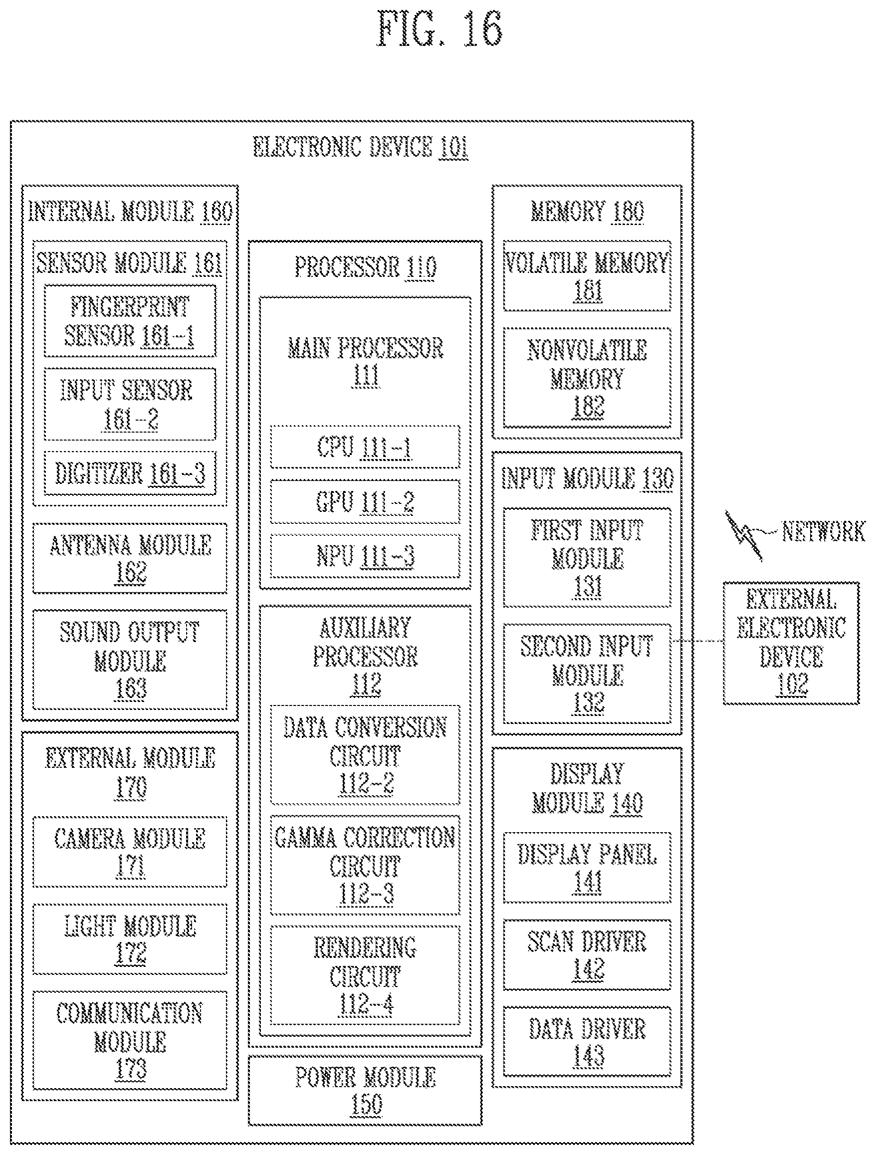 Patent US12614504 Figure 16 – Timing controller, a display device, and a driving method thereof