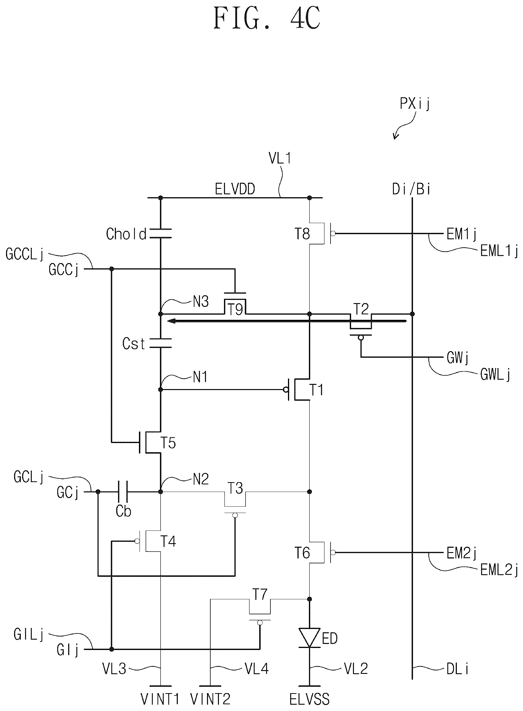 Patent US12614506 Figure 6 – Pixel and display device