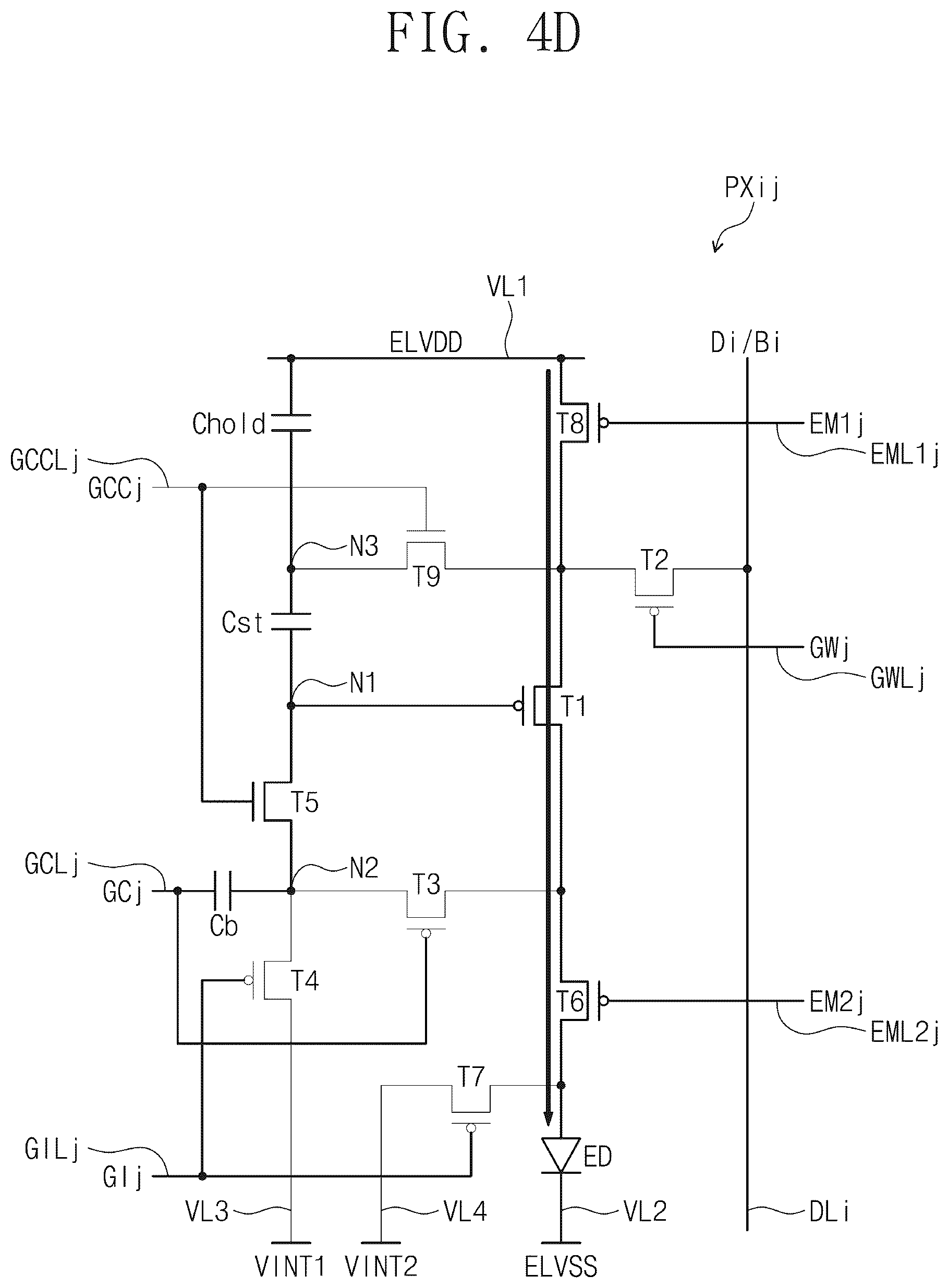 Patent US12614506 Figure 7 – Pixel and display device