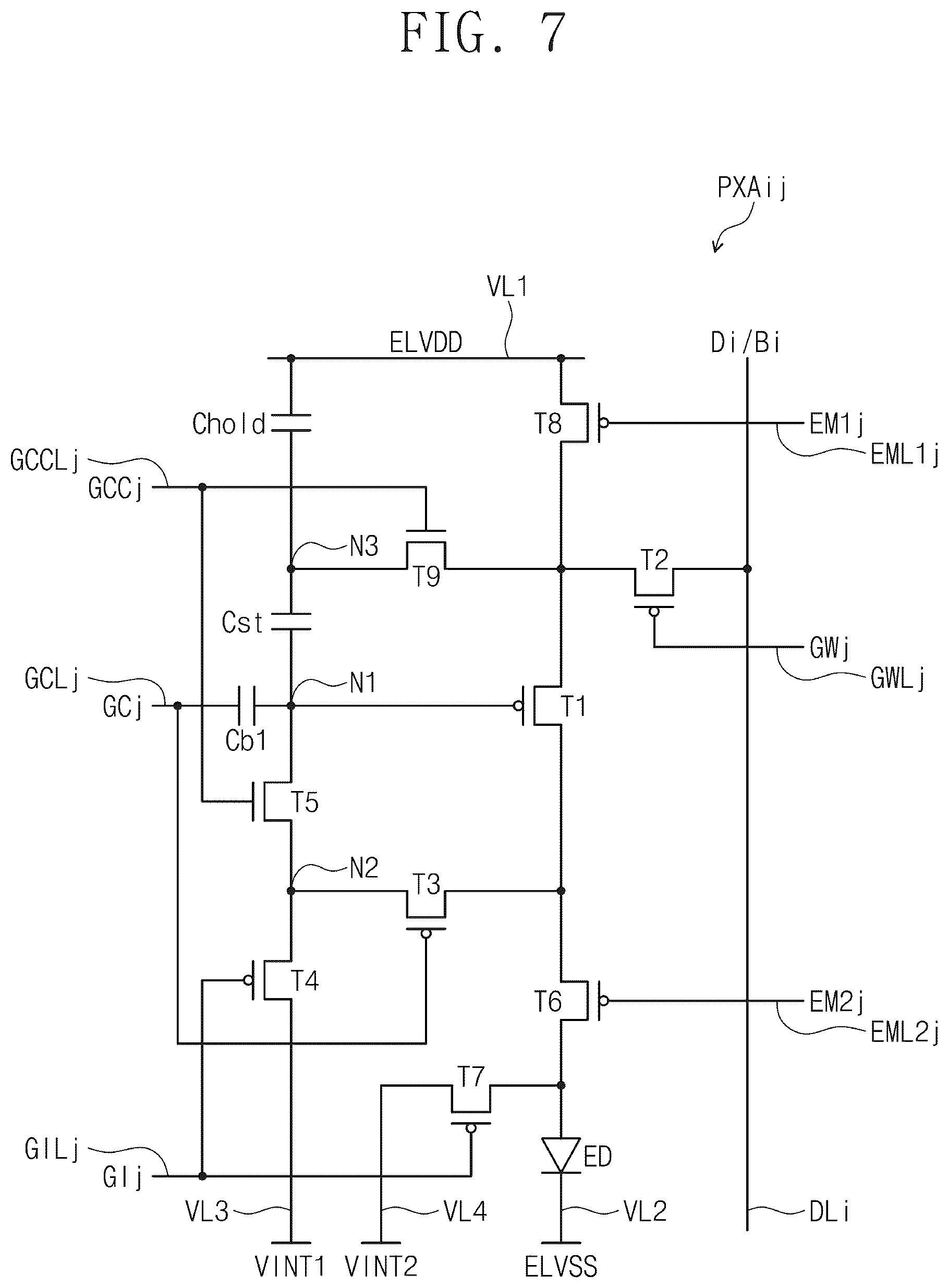 Patent US12614506 Figure 10 – Pixel and display device