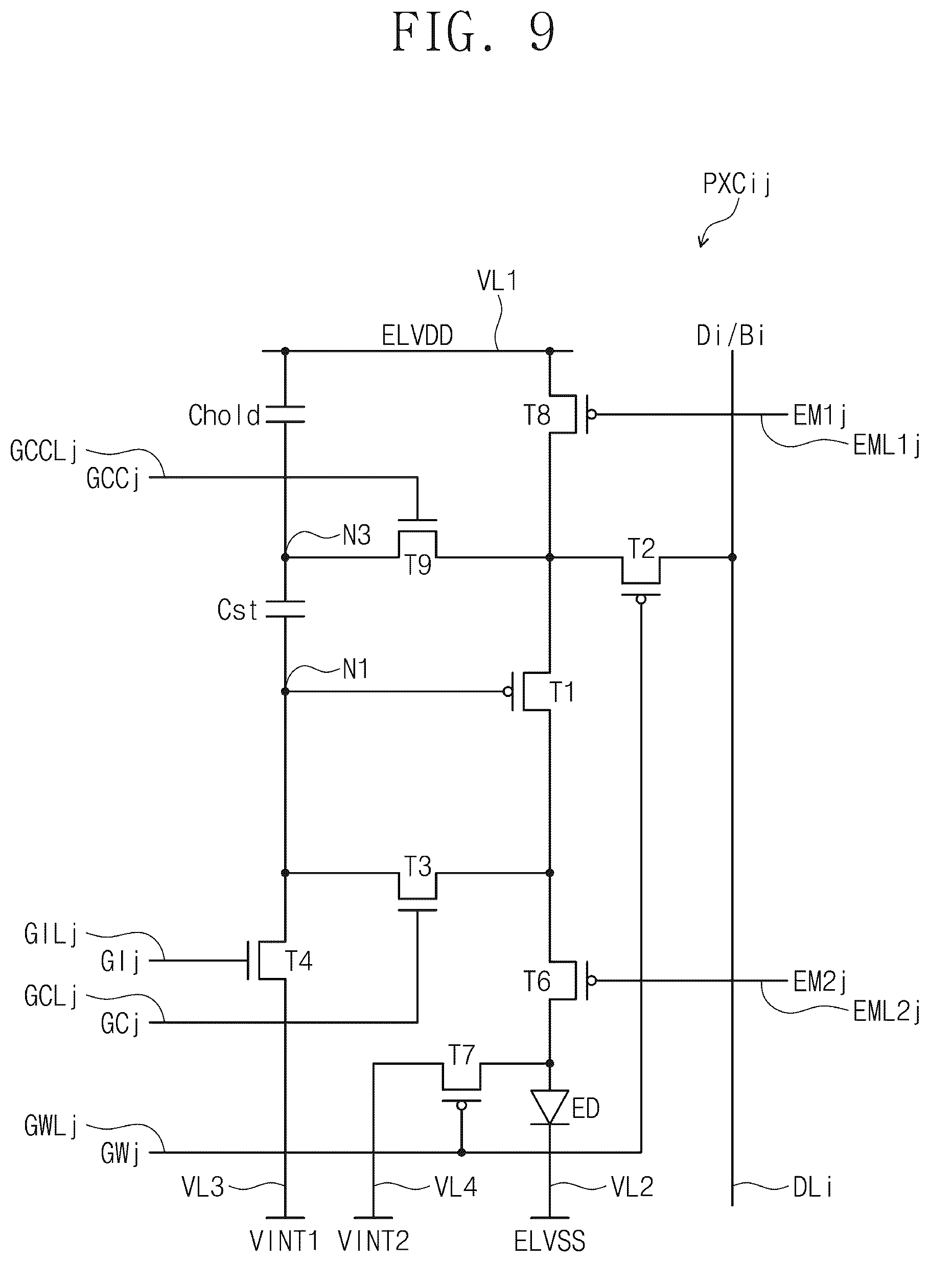 Patent US12614506 Figure 12 – Pixel and display device
