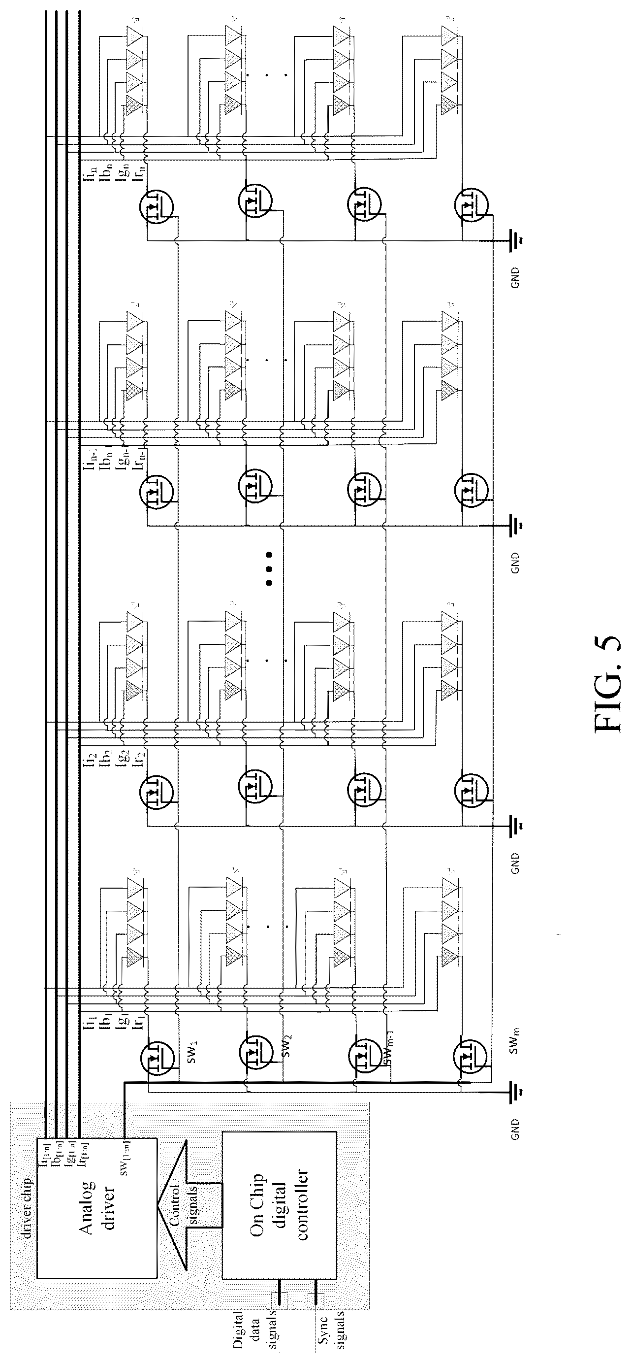Patent US12614507 Figure 5 – LED display containing LEDs emitting invisible light