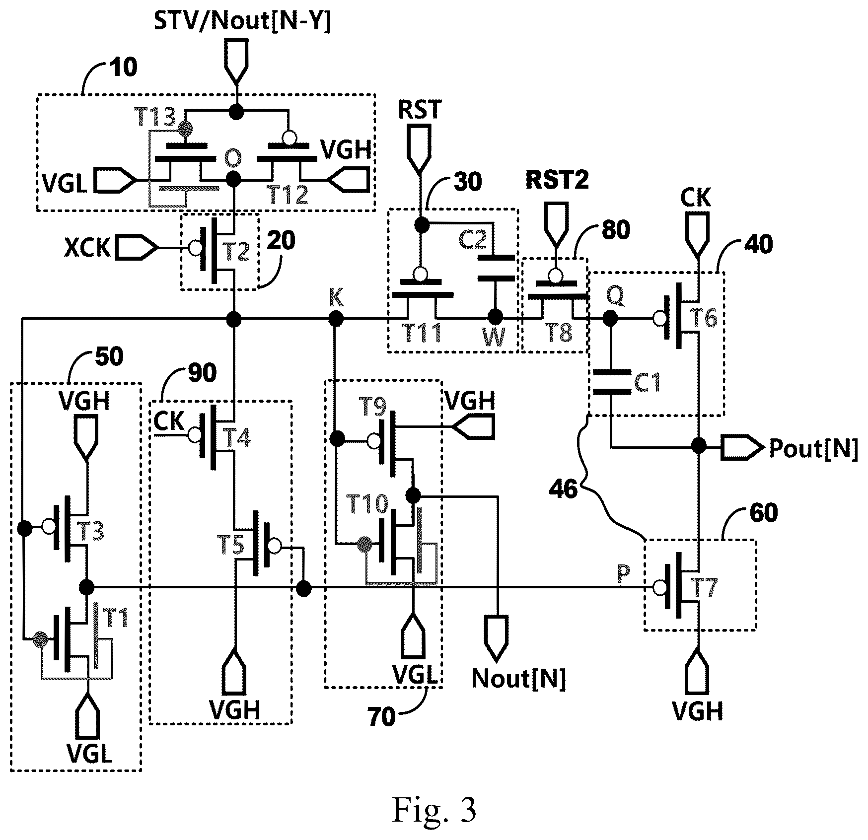 Patent US12614508 Figure 2 – Gate driving circuit and display panel