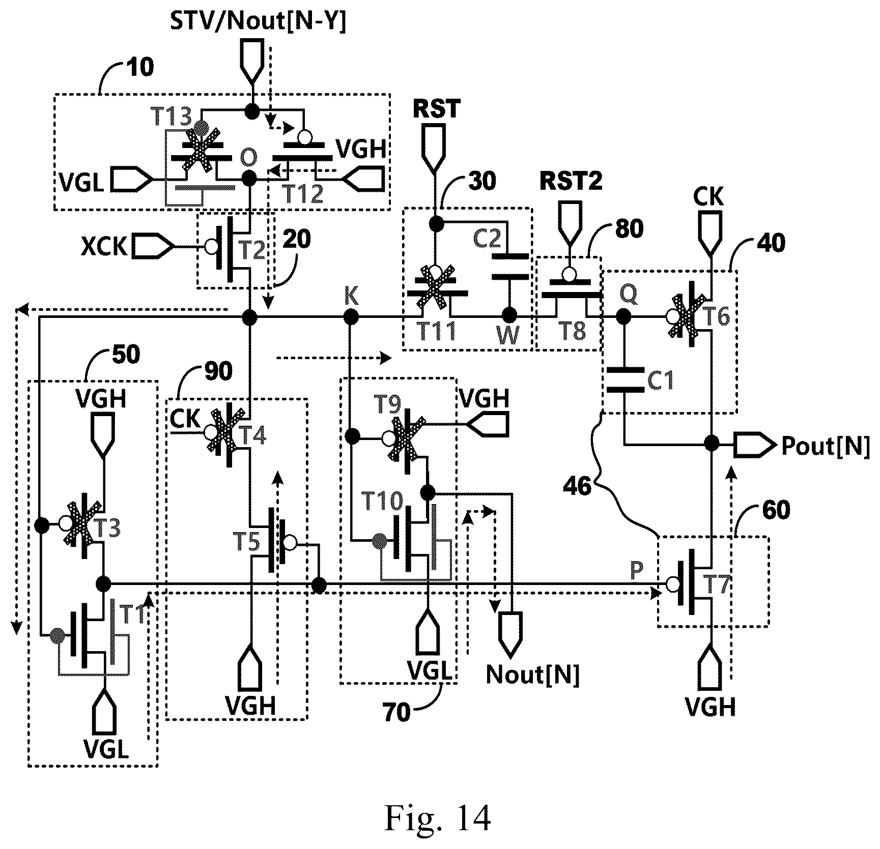 Patent US12614508 Figure 9 – Gate driving circuit and display panel