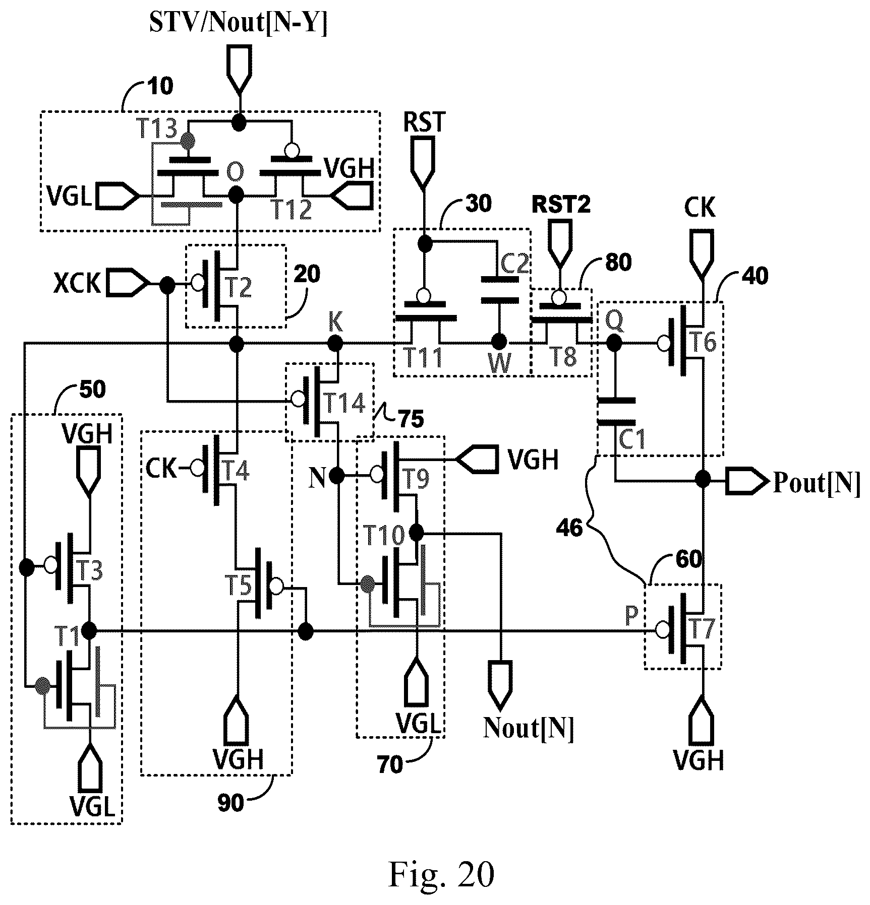 Patent US12614508 Figure 13 – Gate driving circuit and display panel