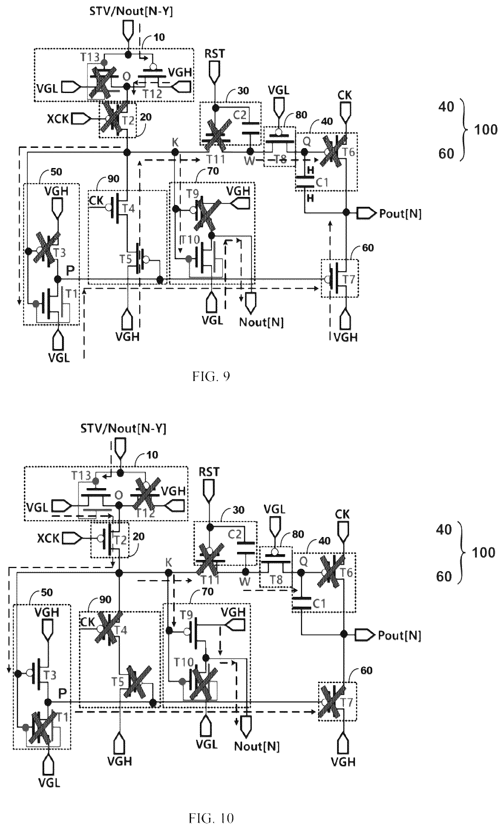 Patent US12614509 Figure 5 – Gate drive circuits and display panels