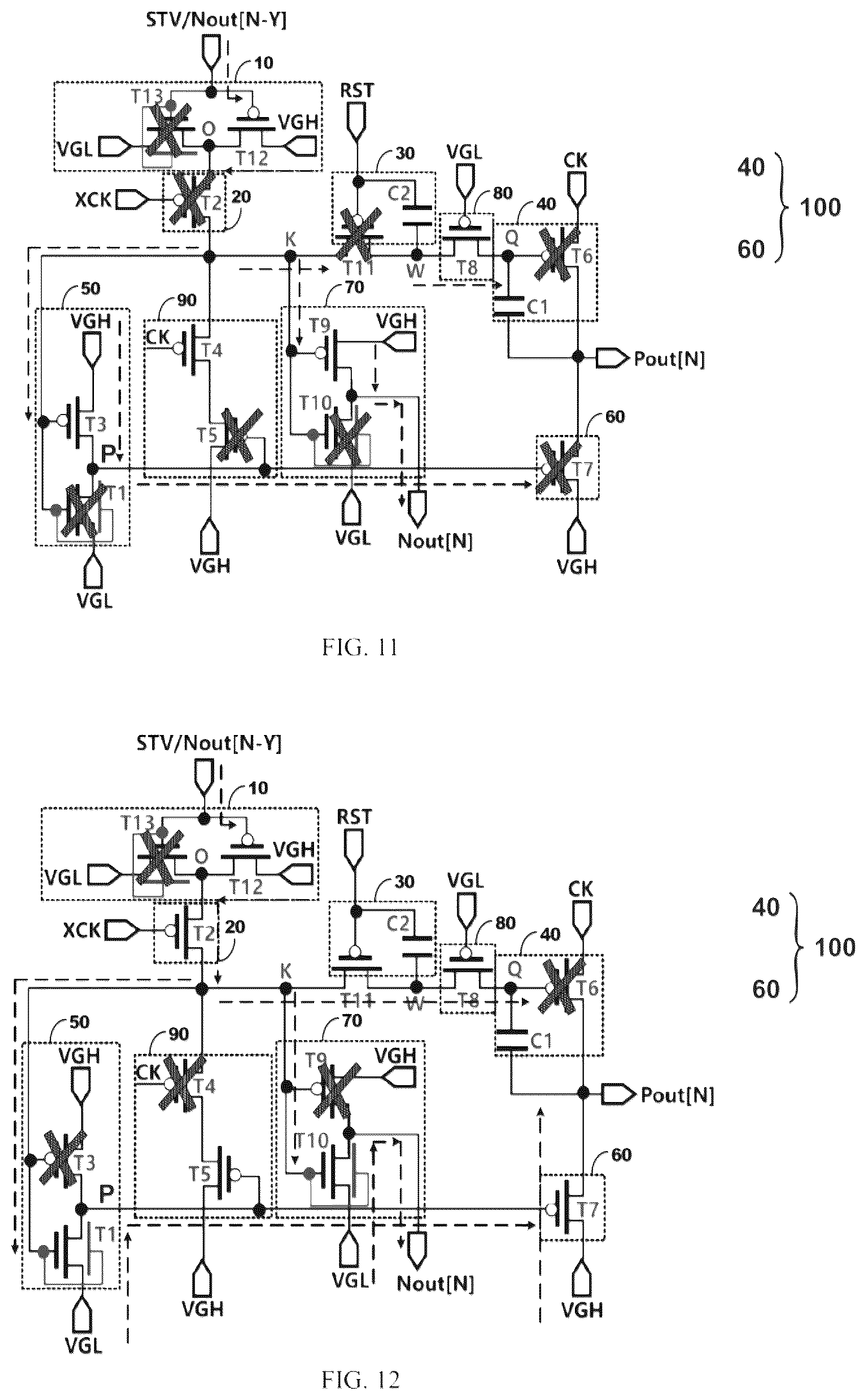 Patent US12614509 Figure 6 – Gate drive circuits and display panels
