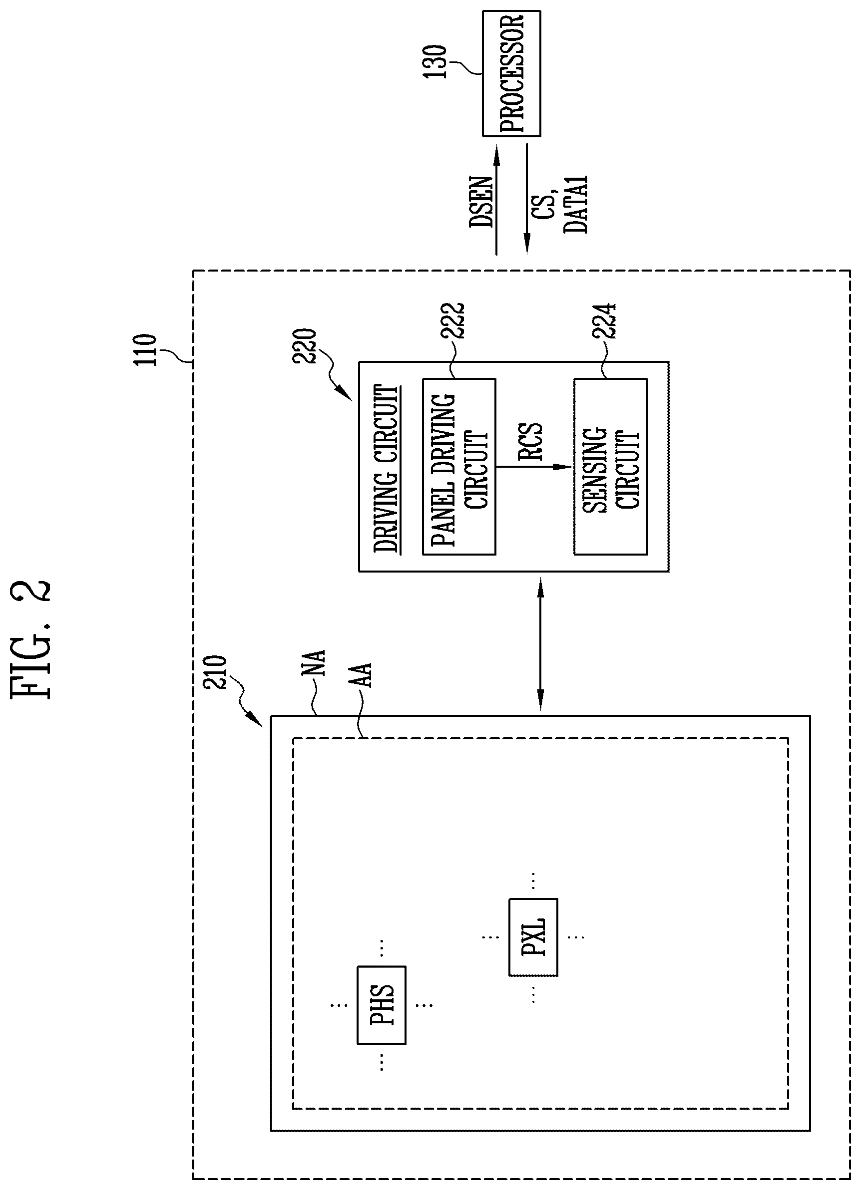 Patent US12614510 Figure 2 – Display device, electronic device including the same, and method of manufacturing the same