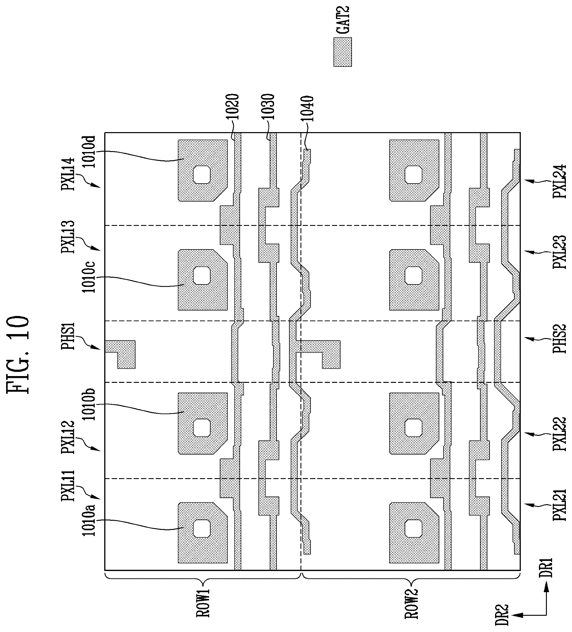 Patent US12614510 Figure 10 – Display device, electronic device including the same, and method of manufacturing the same