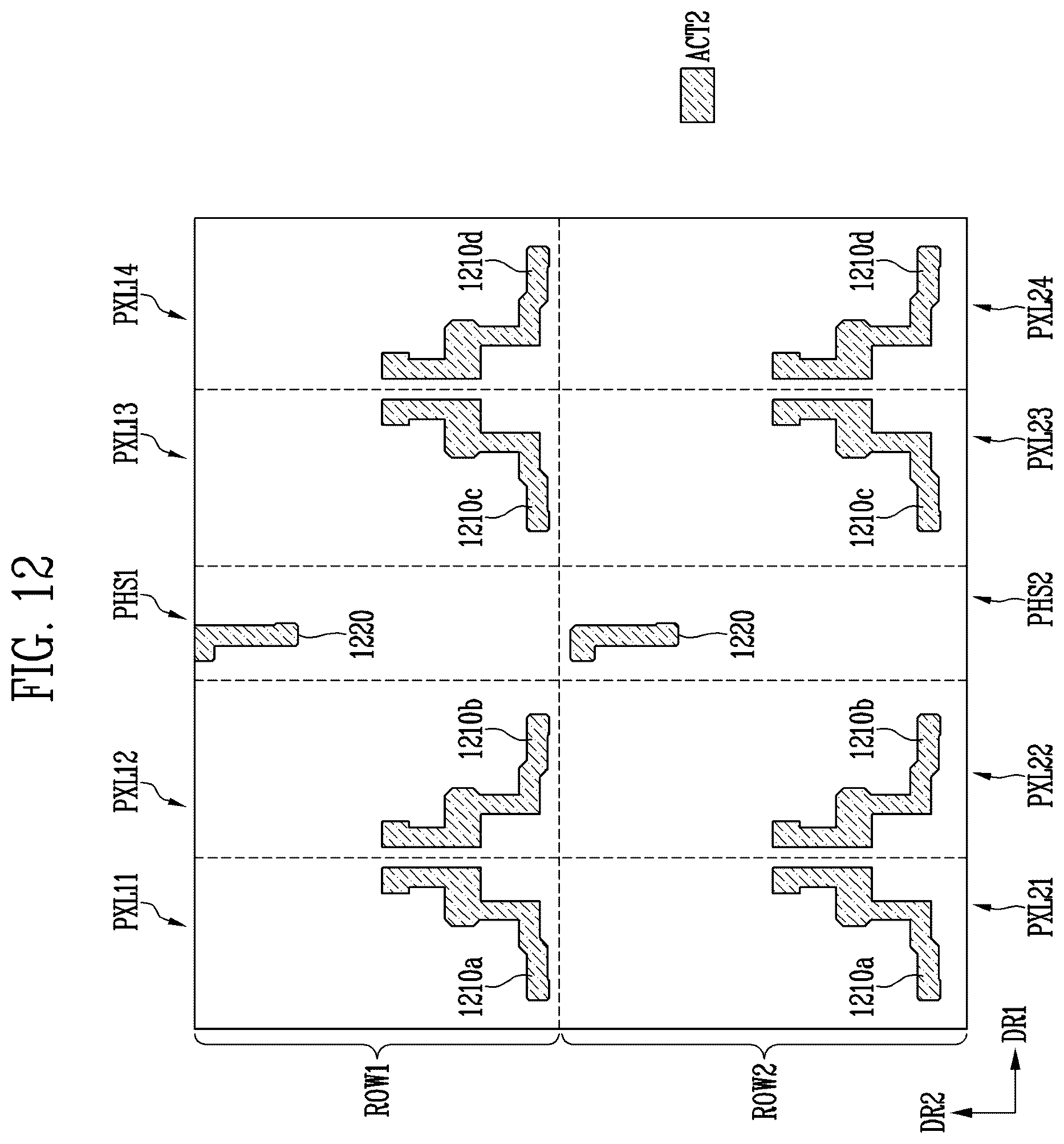Patent US12614510 Figure 12 – Display device, electronic device including the same, and method of manufacturing the same