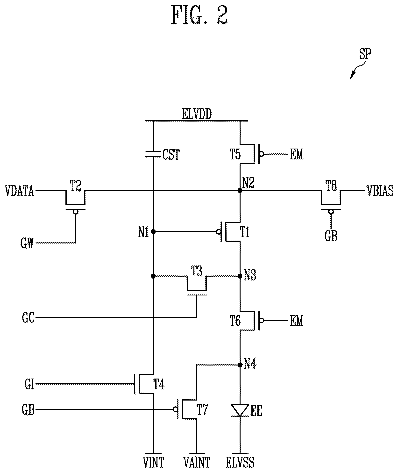 Patent US12614513 Figure 2 – Driving controller, display device, and method of driving the same