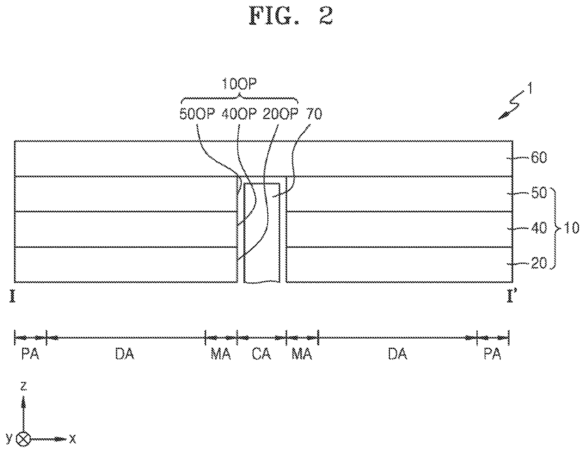 Patent US12614514 Figure 2 – Display apparatus