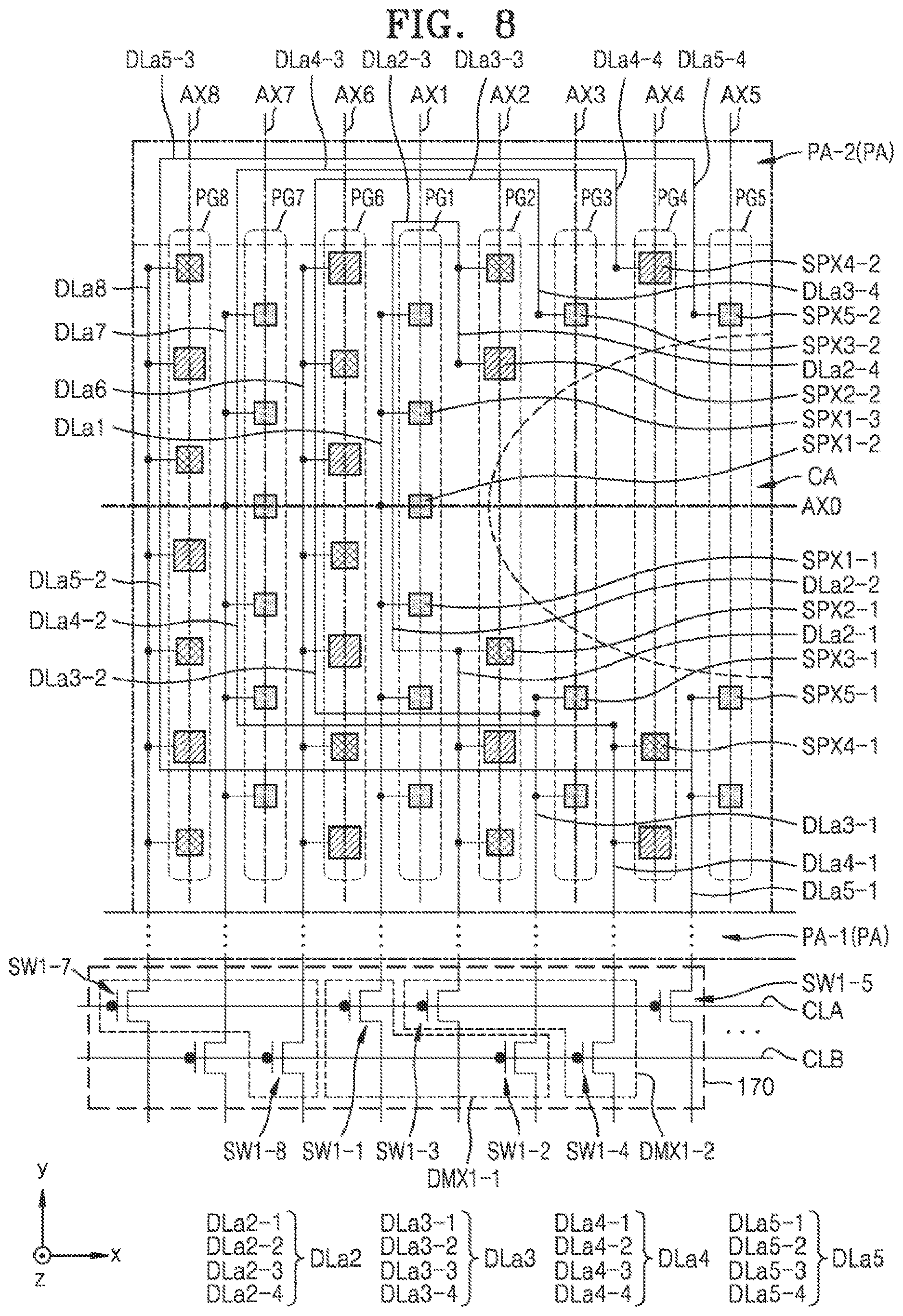 Patent US12614514 Figure 8 – Display apparatus