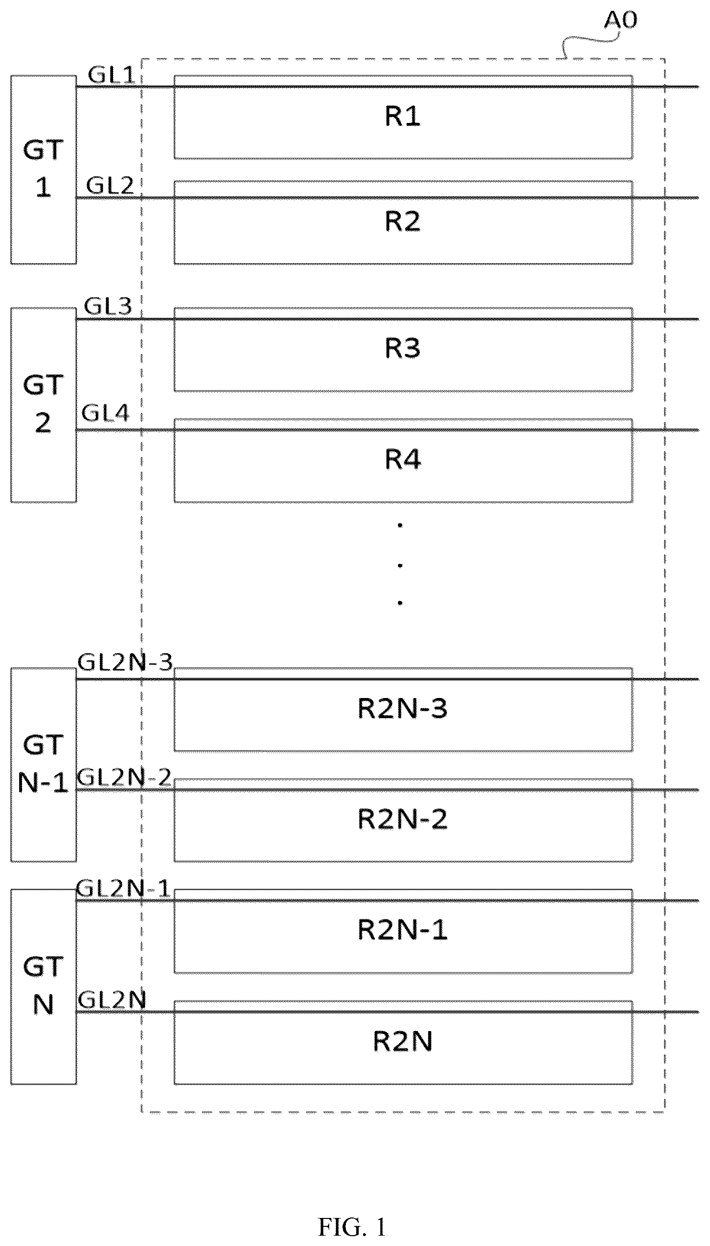 Patent US12614515 Figure 1 – Display panel and display device