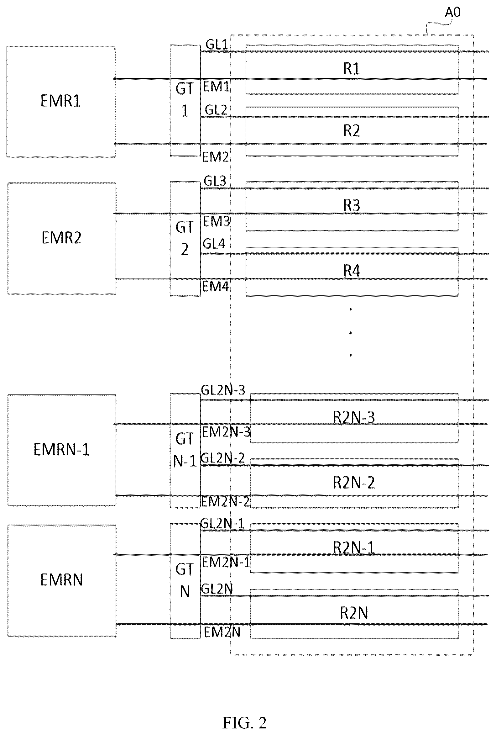 Patent US12614515 Figure 2 – Display panel and display device