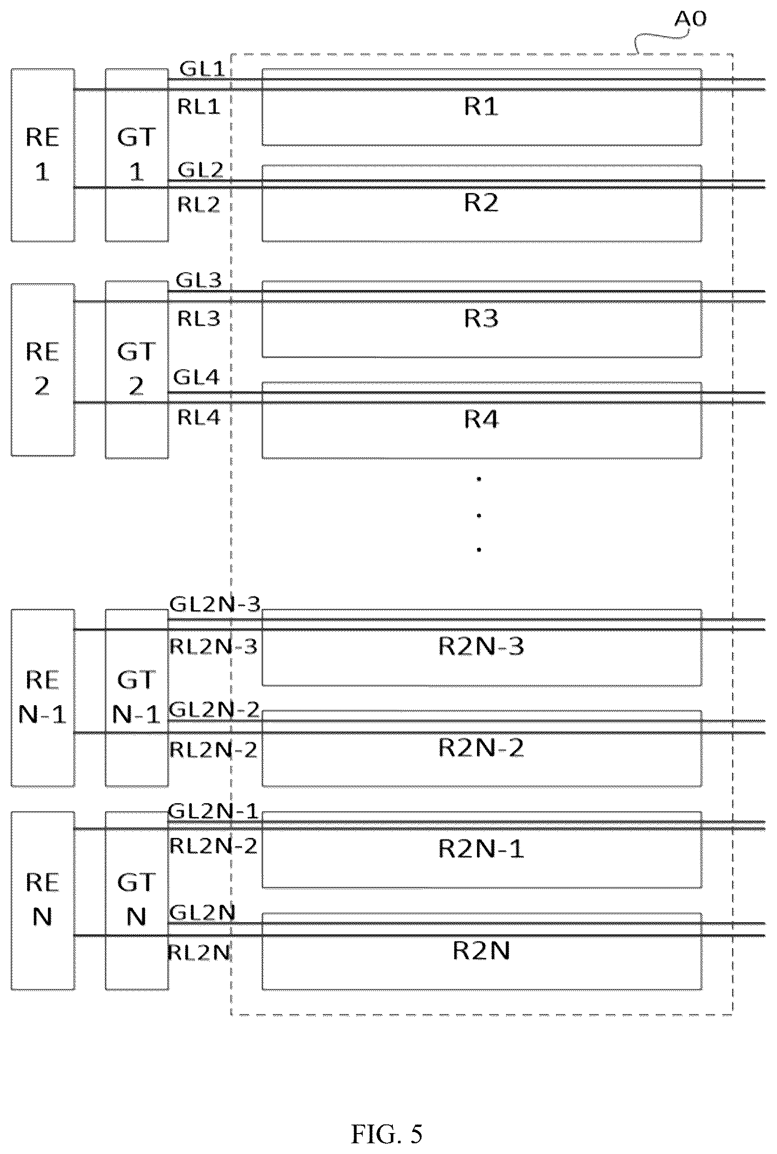 Patent US12614515 Figure 5 – Display panel and display device